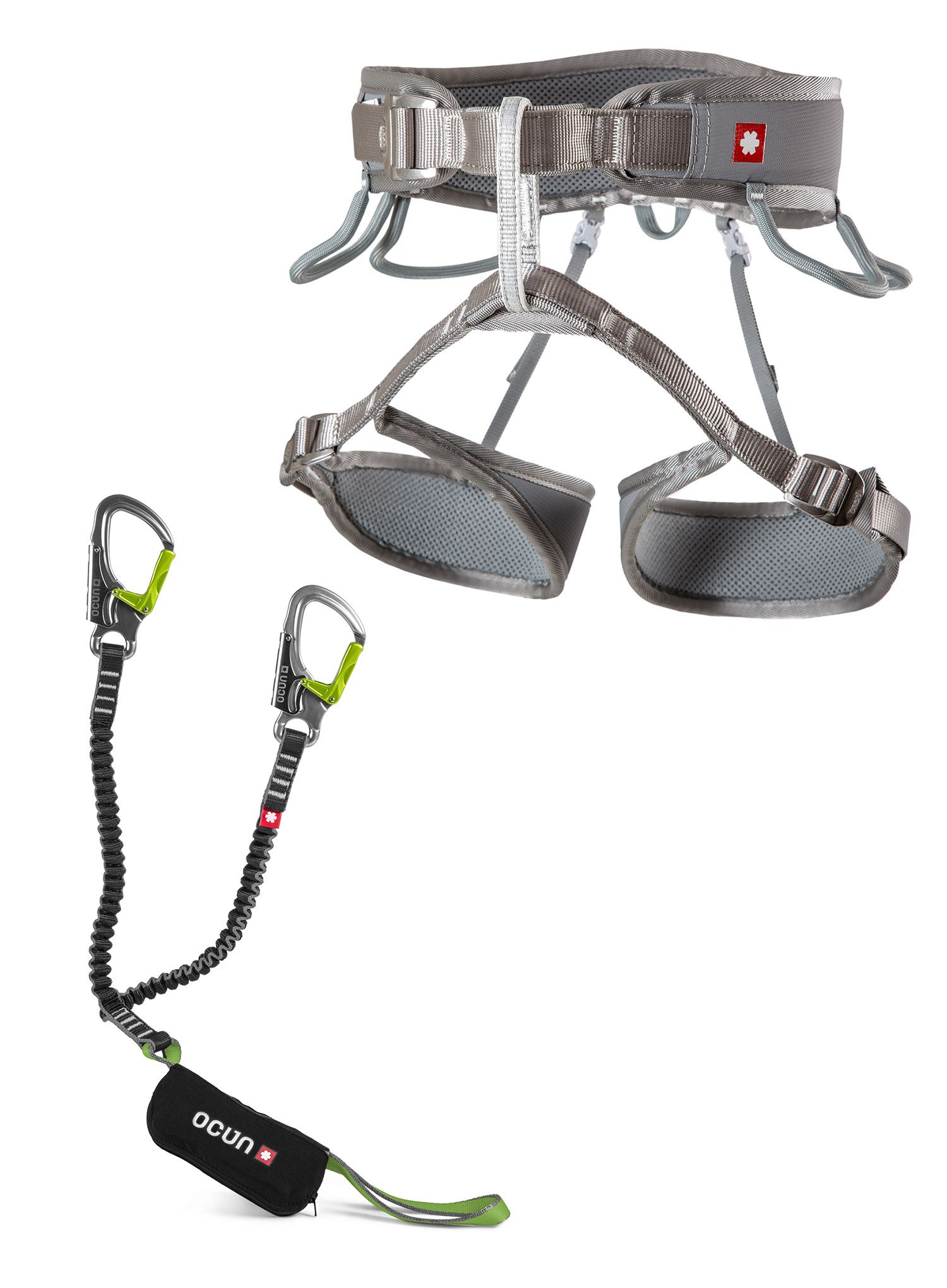 Set via ferrata Ocun Via Ferrata Twist Set - grey silver