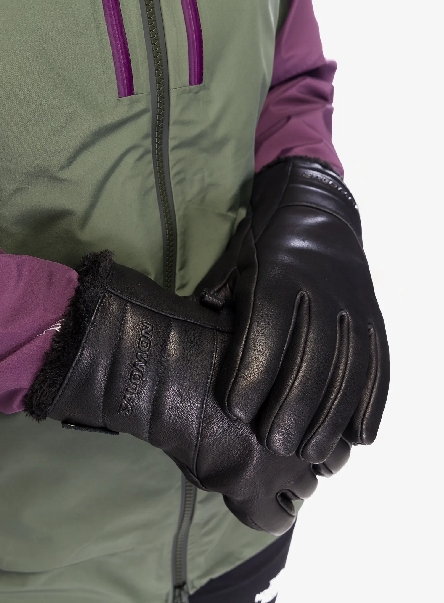Ženske rukavice Salomon Native Gore-Tex - deep black