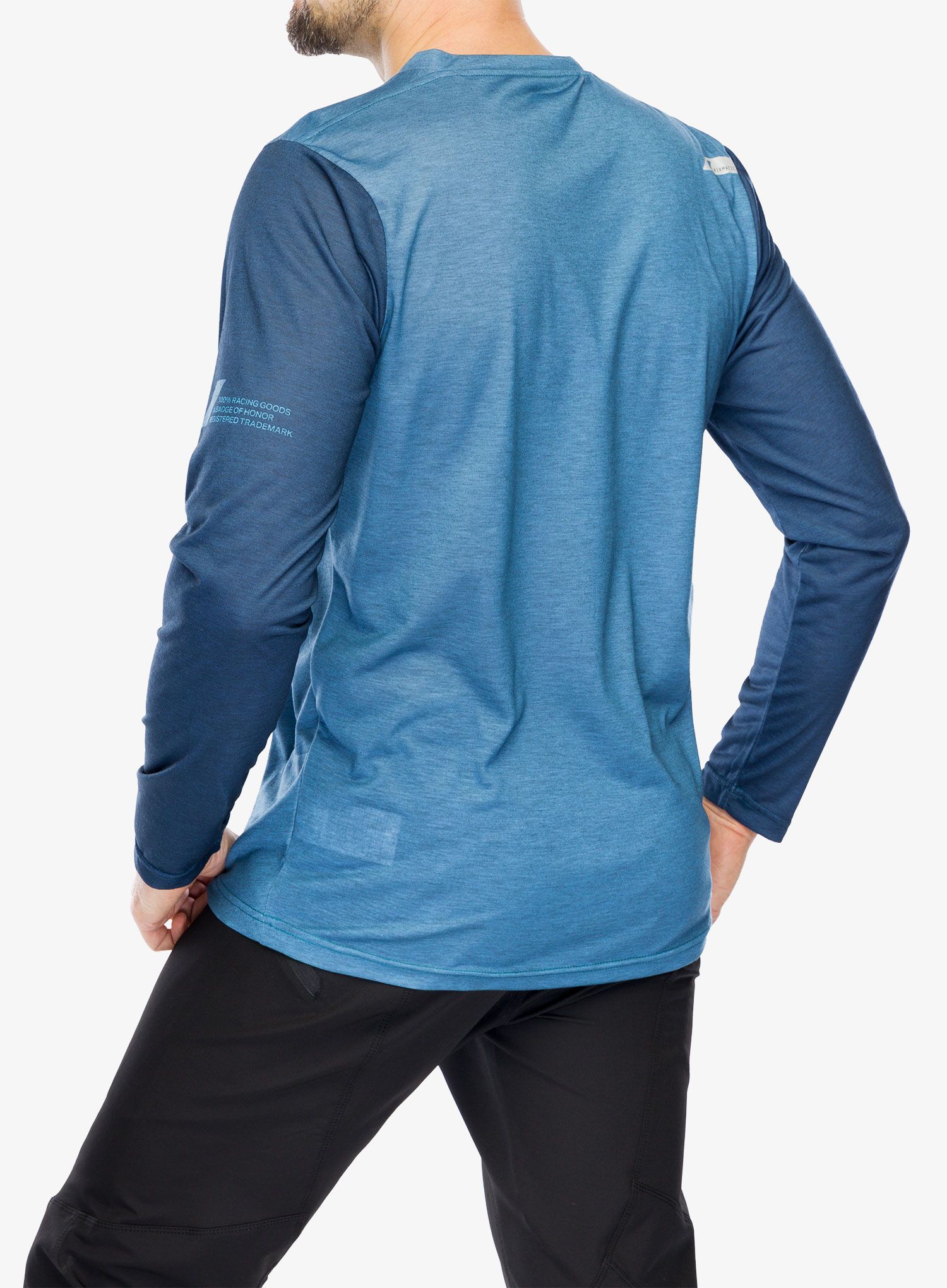 Biciklistička dukserica 100% Airmatic Long Sleeve Jersey - slate blue