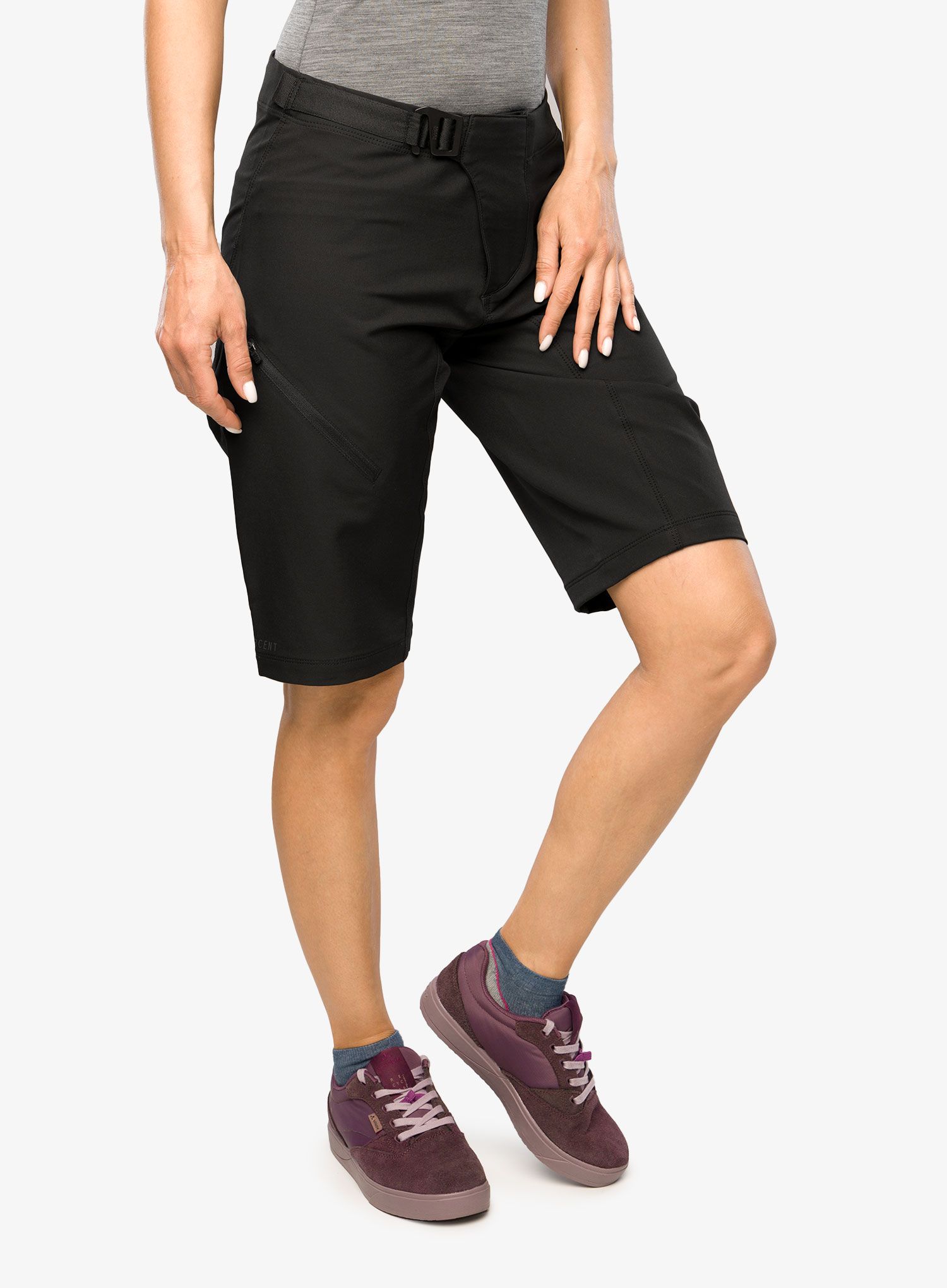 Ženske biciklističke kratke hlače 100% Airmatic - black
