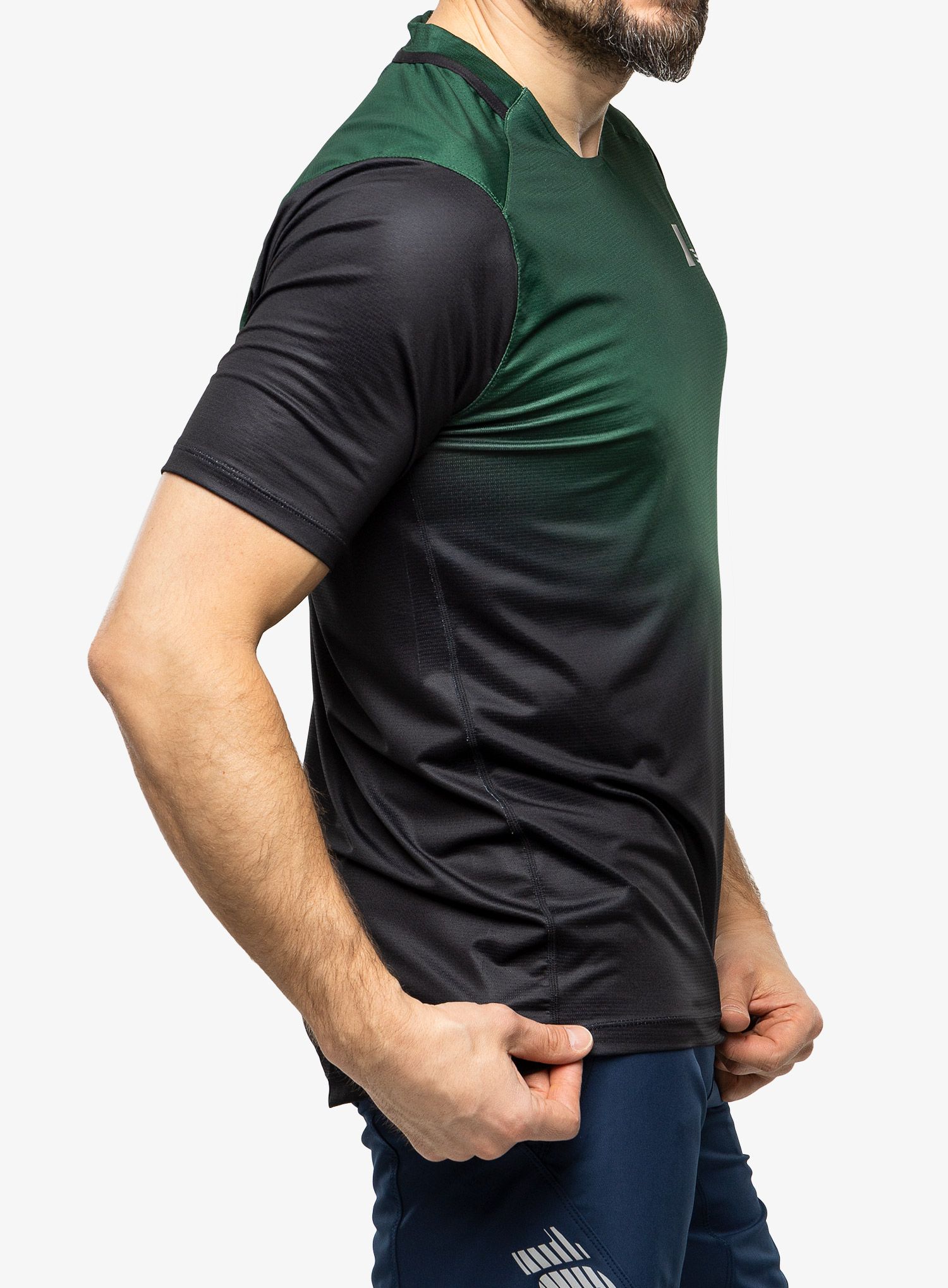 Biciklistička majica 100% Celium - forest green/black