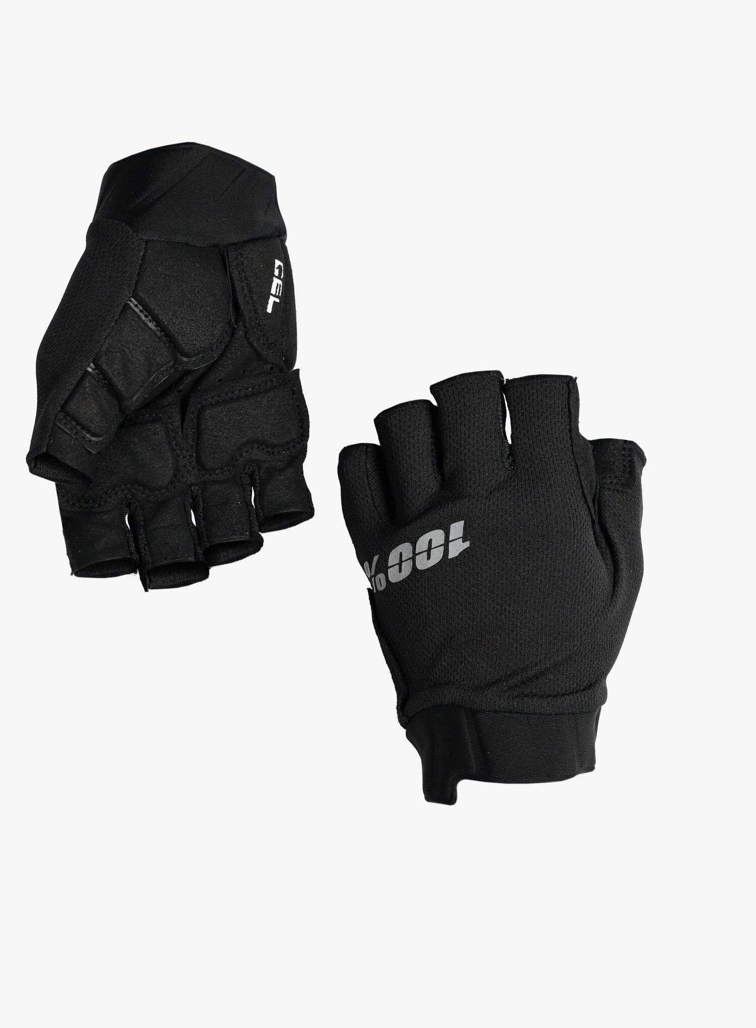 Biciklističke rukavice 100% Exceeda - black
