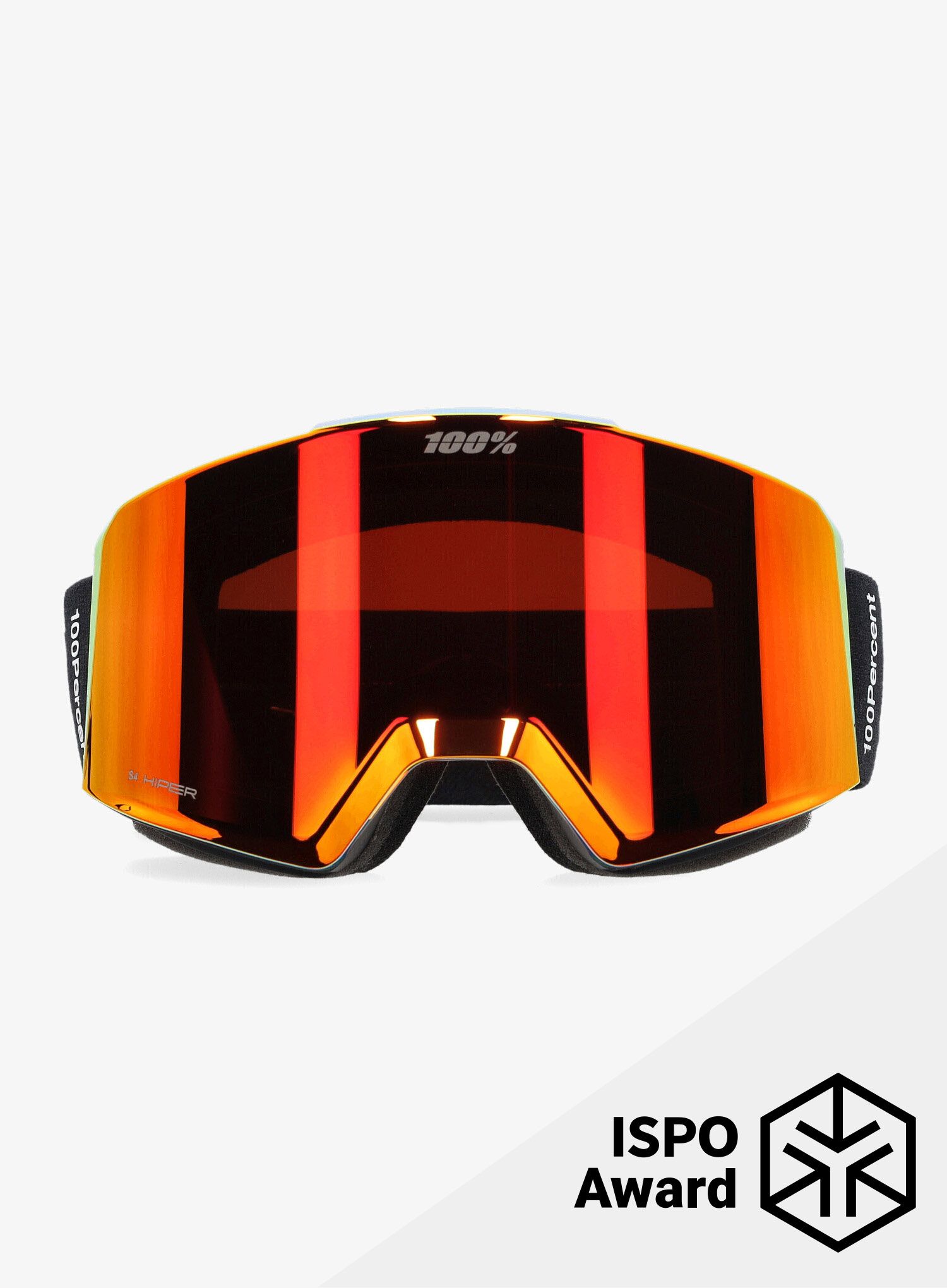 Skijaške naočale 100% Norg Hiper - black/mirror red