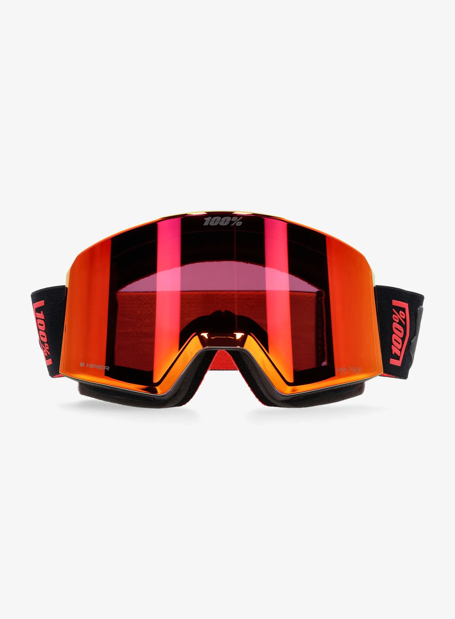 Skijaške naočale 100% Norg Hiper - max palm/mirror black lens