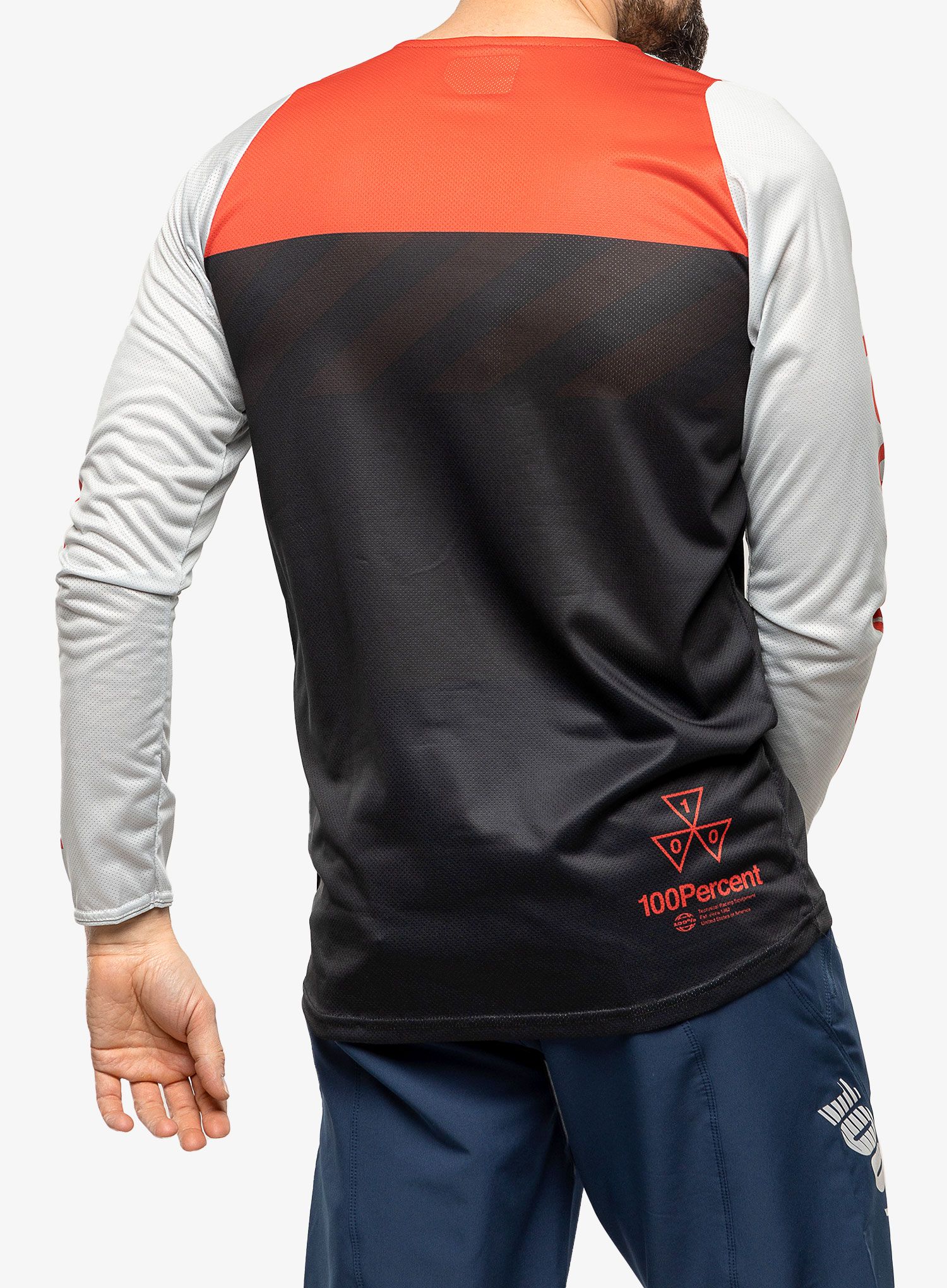 Biciklistička dukserica 100% R-Core - black/racer red