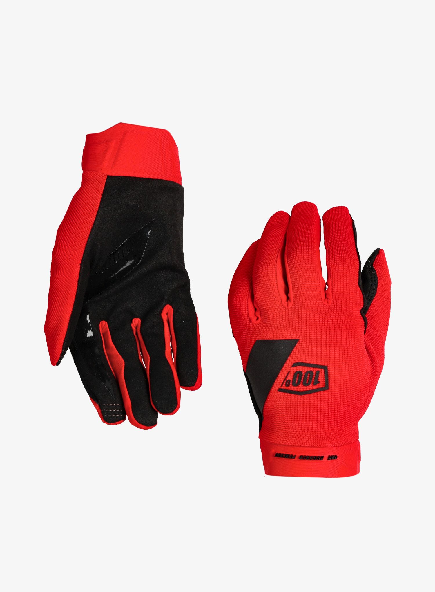Biciklističke rukavice 100% Ridecamp Gloves - red