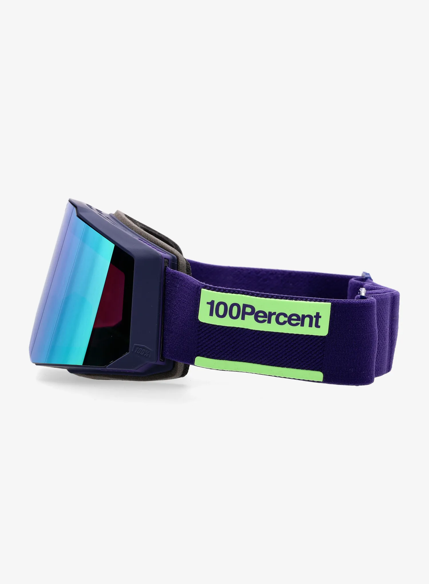 Skijaške naočale 100% Snowcraft Hiper S - eggplant/mirror green lens