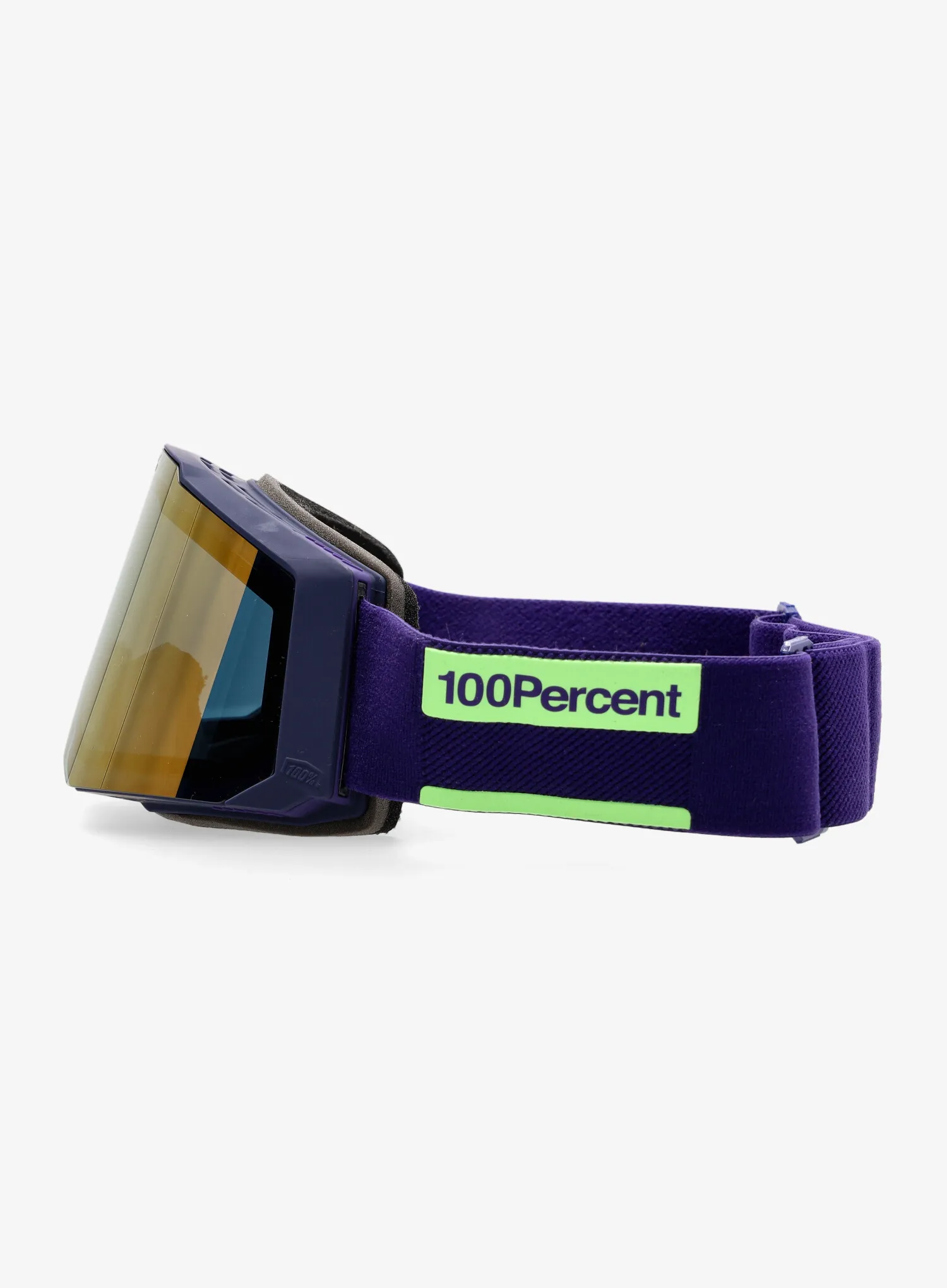 Skijaške naočale 100% Snowcraft Hiper S - eggplant/mirror green lens