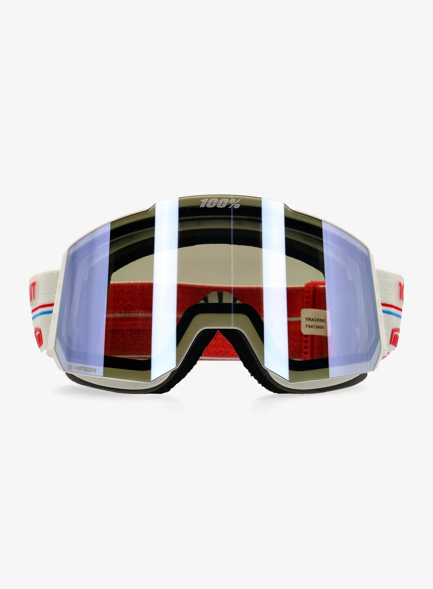 Skijaške naočale 100% Snowcraft Hiper - launch/mirror red lens