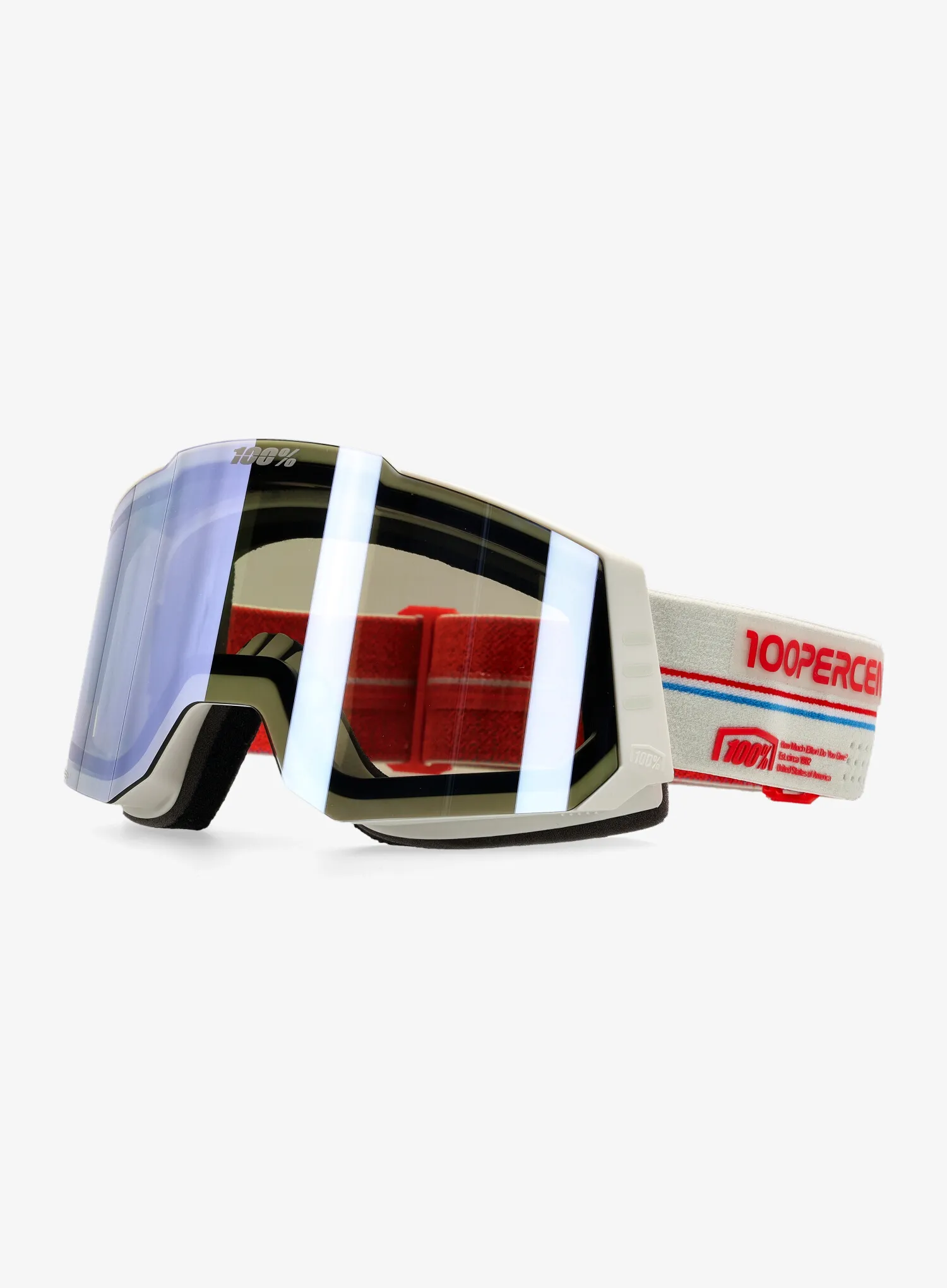 Skijaške naočale 100% Snowcraft Hiper - launch/mirror red lens