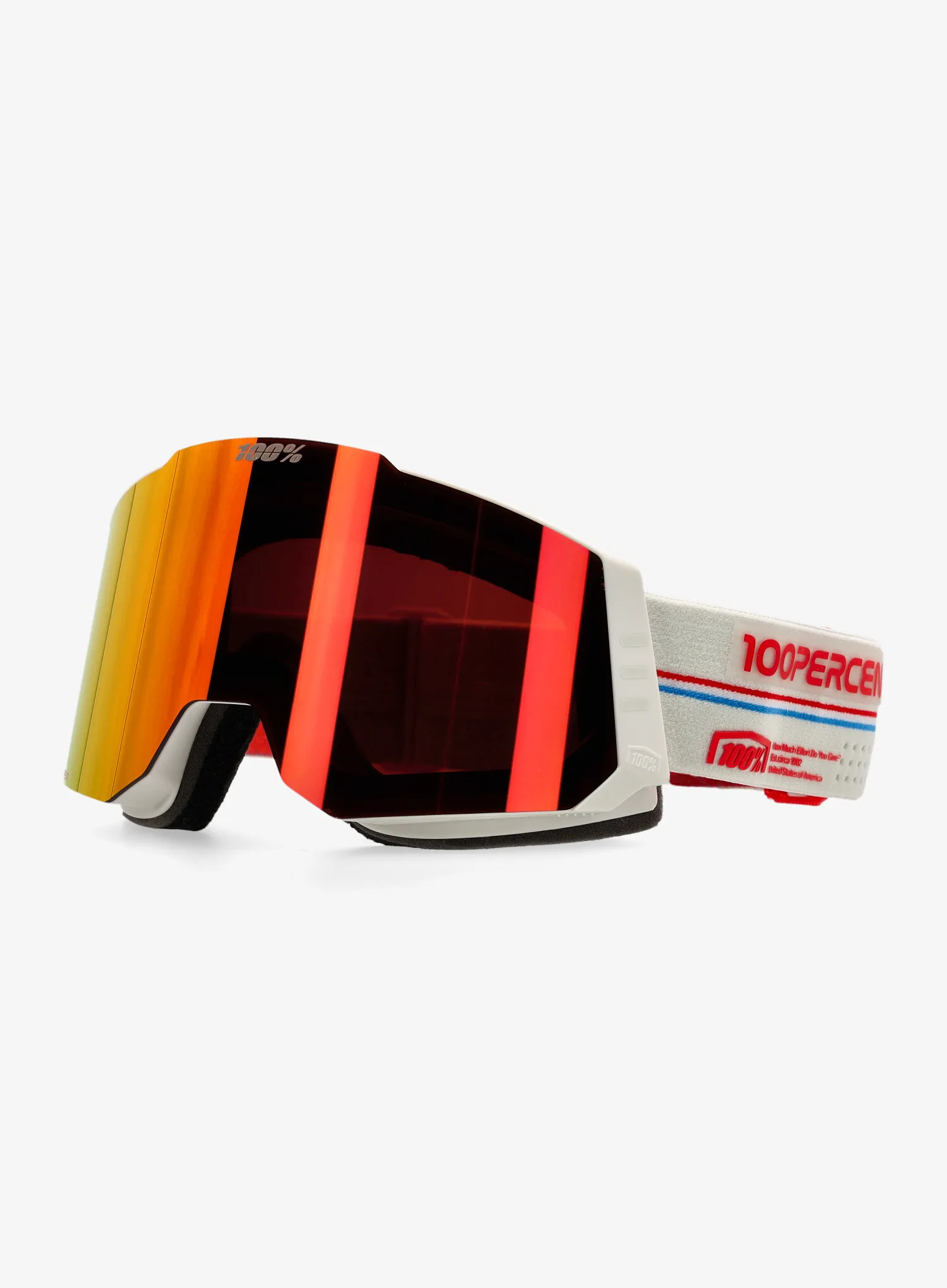 Skijaške naočale 100% Snowcraft Hiper - launch/mirror red lens