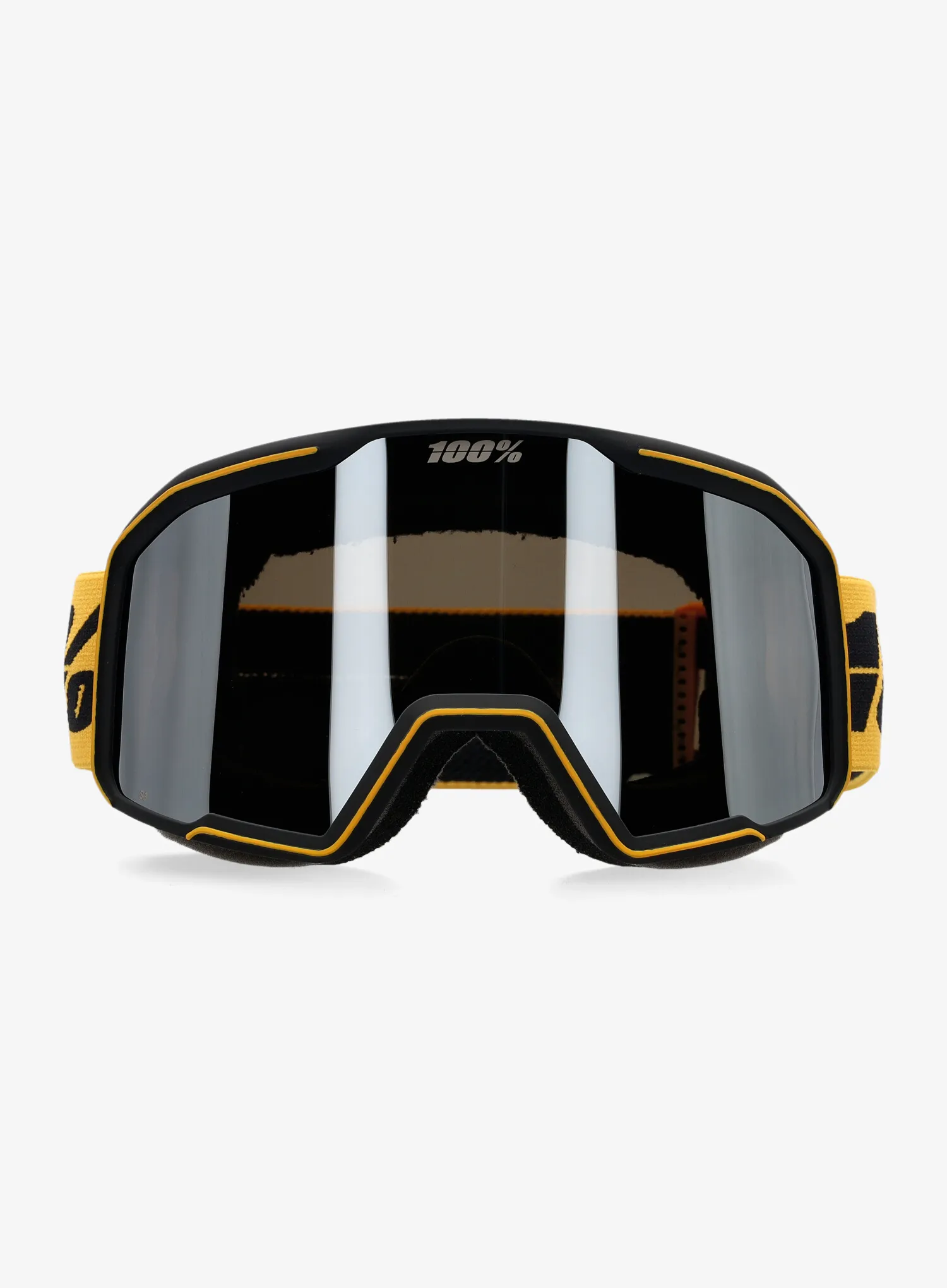 Skijaške naočale 100% Valnor - black camel/mirror silver lens
