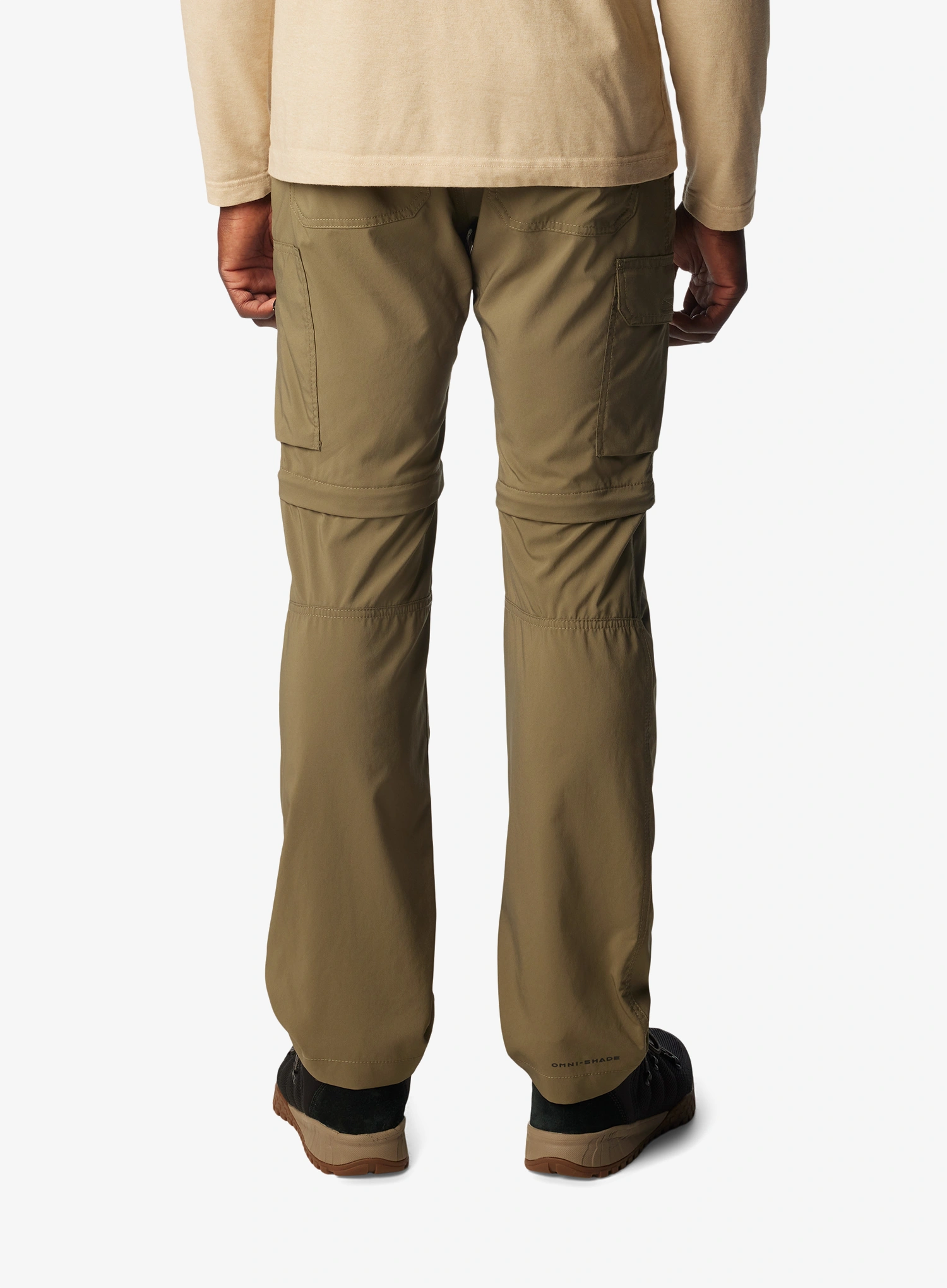 Muške planinarske hlače Columbia Silver Ridge Utility Convertible Pant Short - stone green