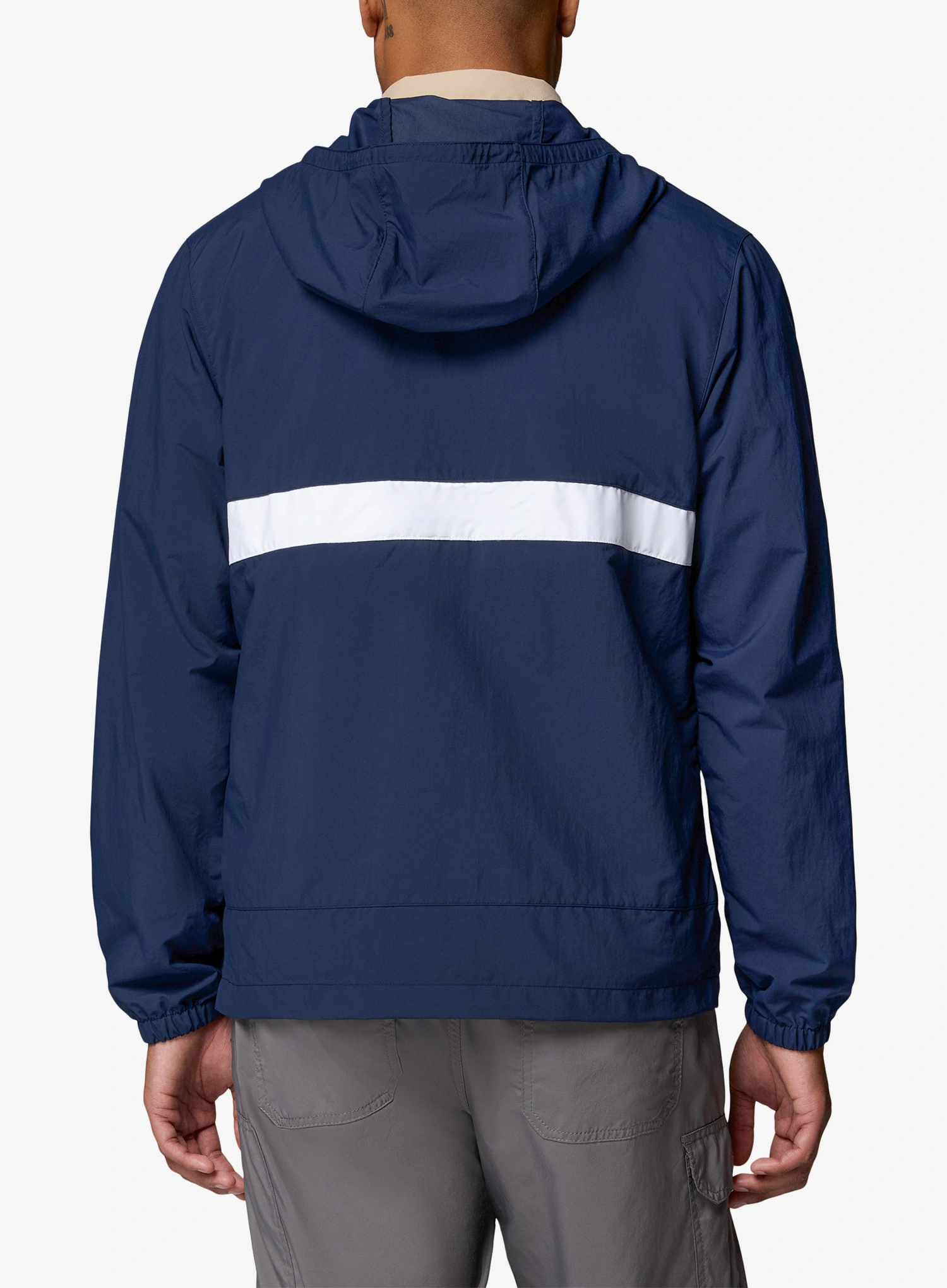 Vjetrovka Columbia Spire Valley Hooded Windbreaker - collegiate navy/white