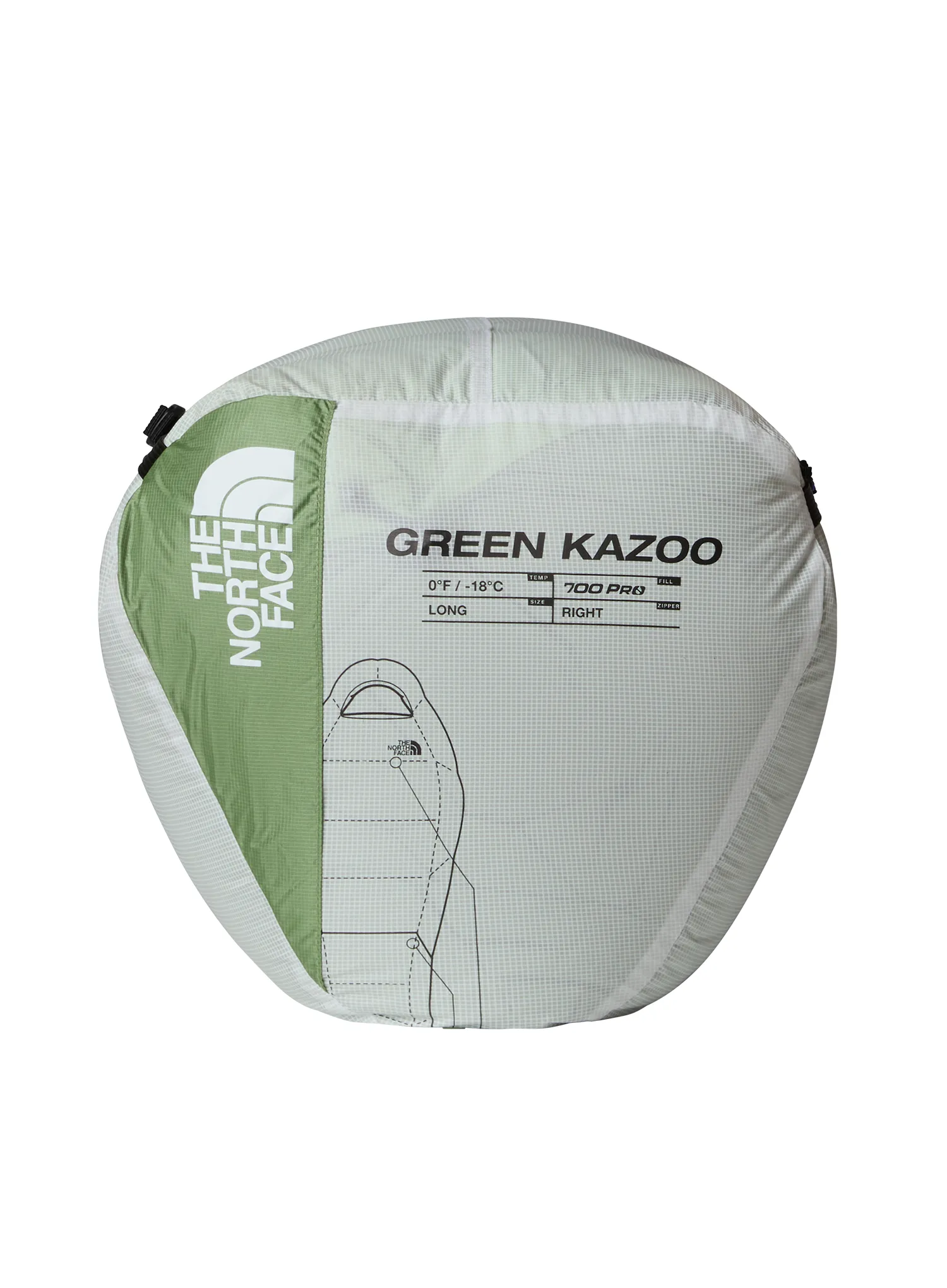 Perjana vreća za spavanje The North Face Green Kazoo Long (198 cm) - forest shade/forest shade