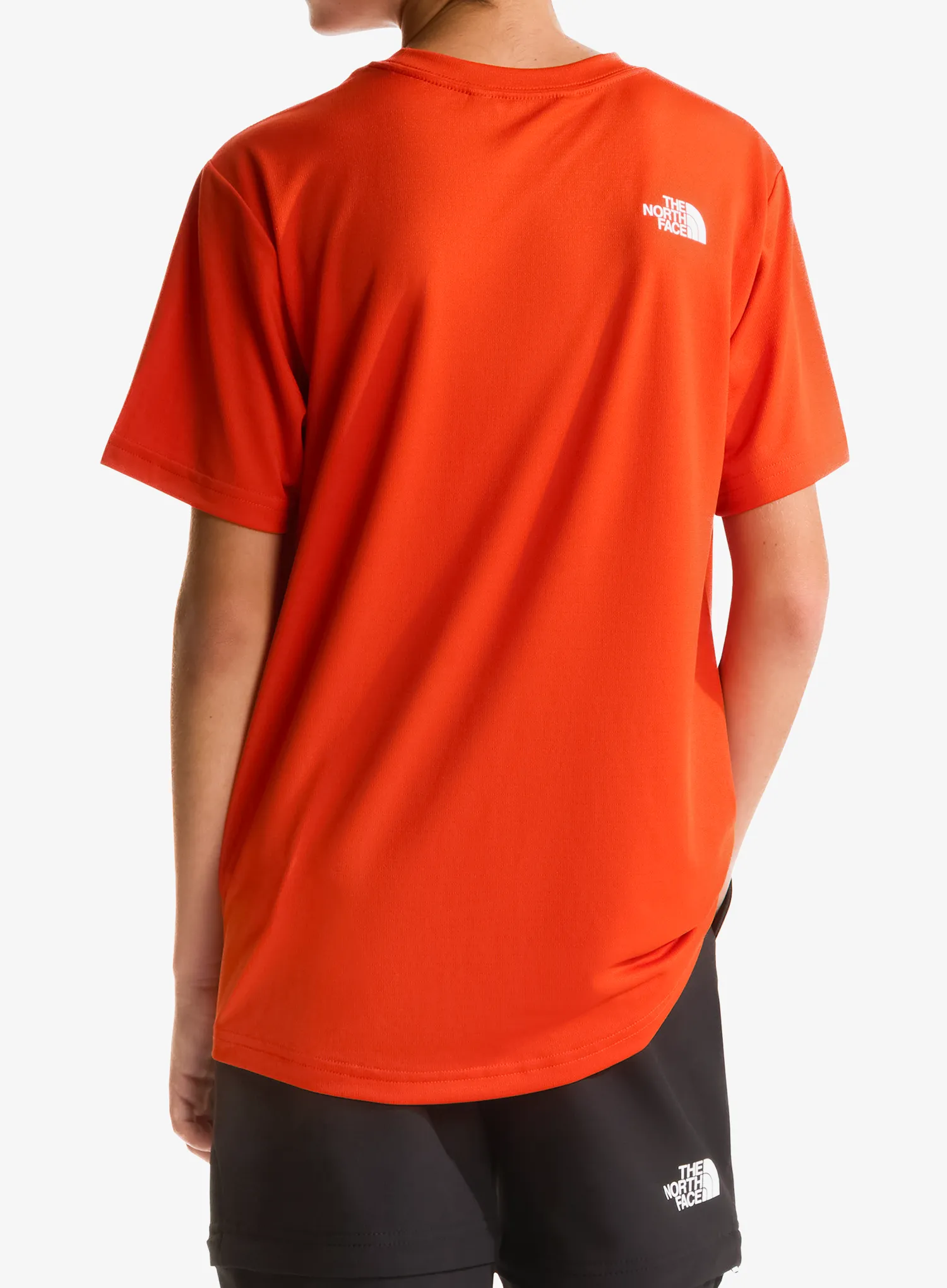Dječja majica The North Face New 24/7 S/S Tee - lava red