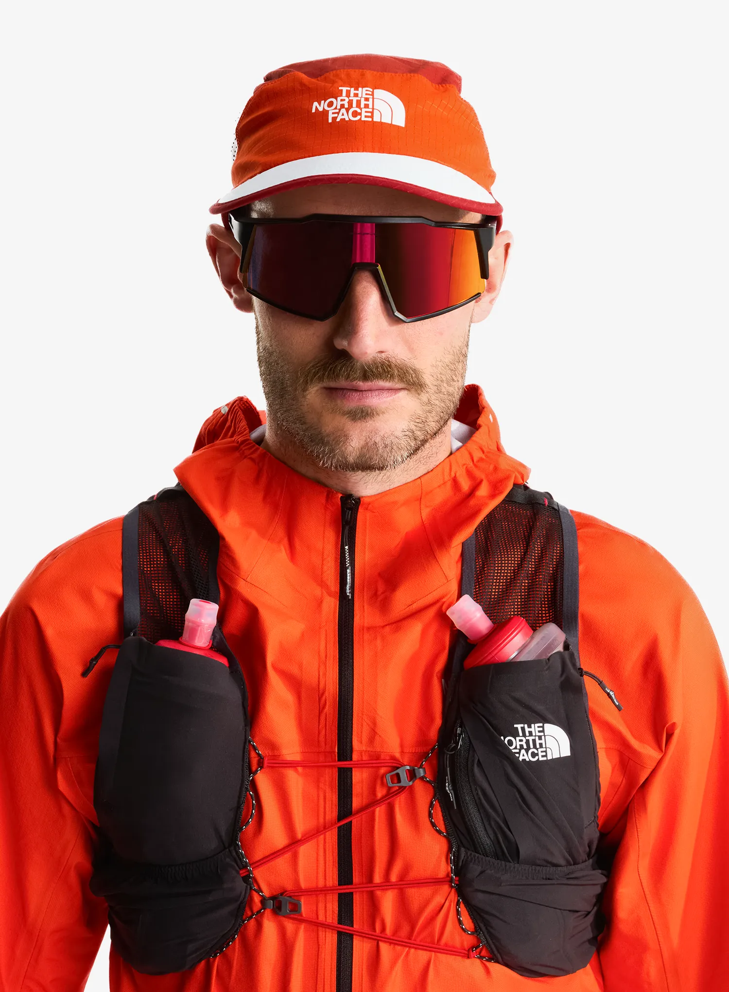 Kapa za trčanje The North Face Summer LT Run Hat - iron/pearl/lava red