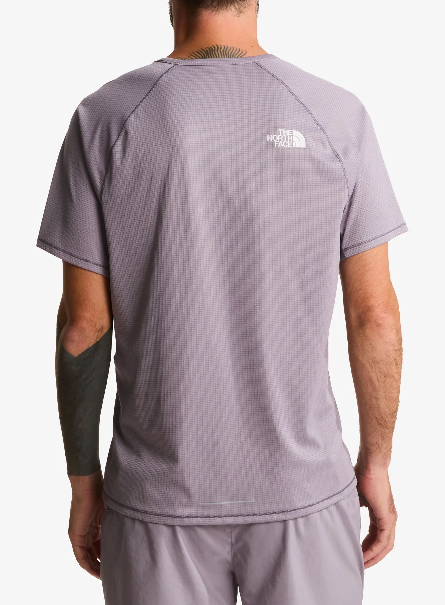 Majica za trčanje The North Face Sunriser S/S - transcendent grey