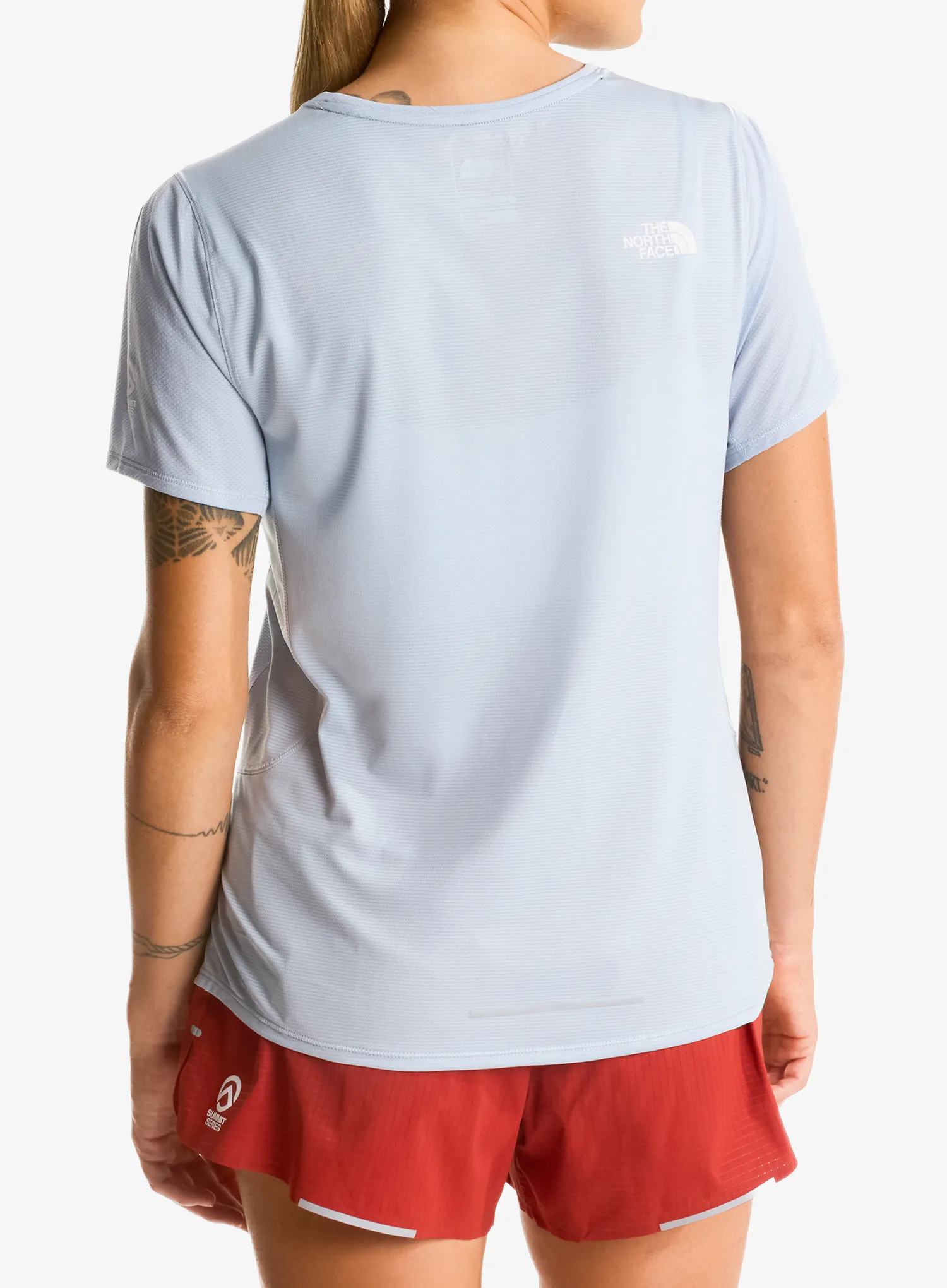 Ženska majica za trening The North Face Summit High Trail SS - frost grey