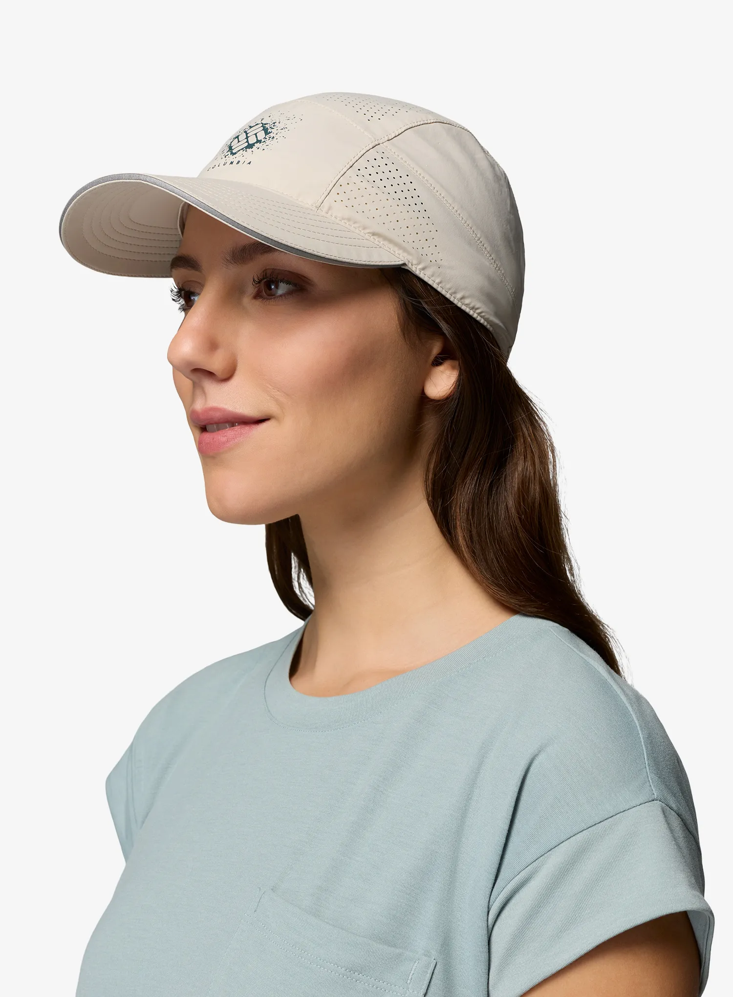 Kačket Columbia Speed Trail Ball Cap - dark stone/gem splatter