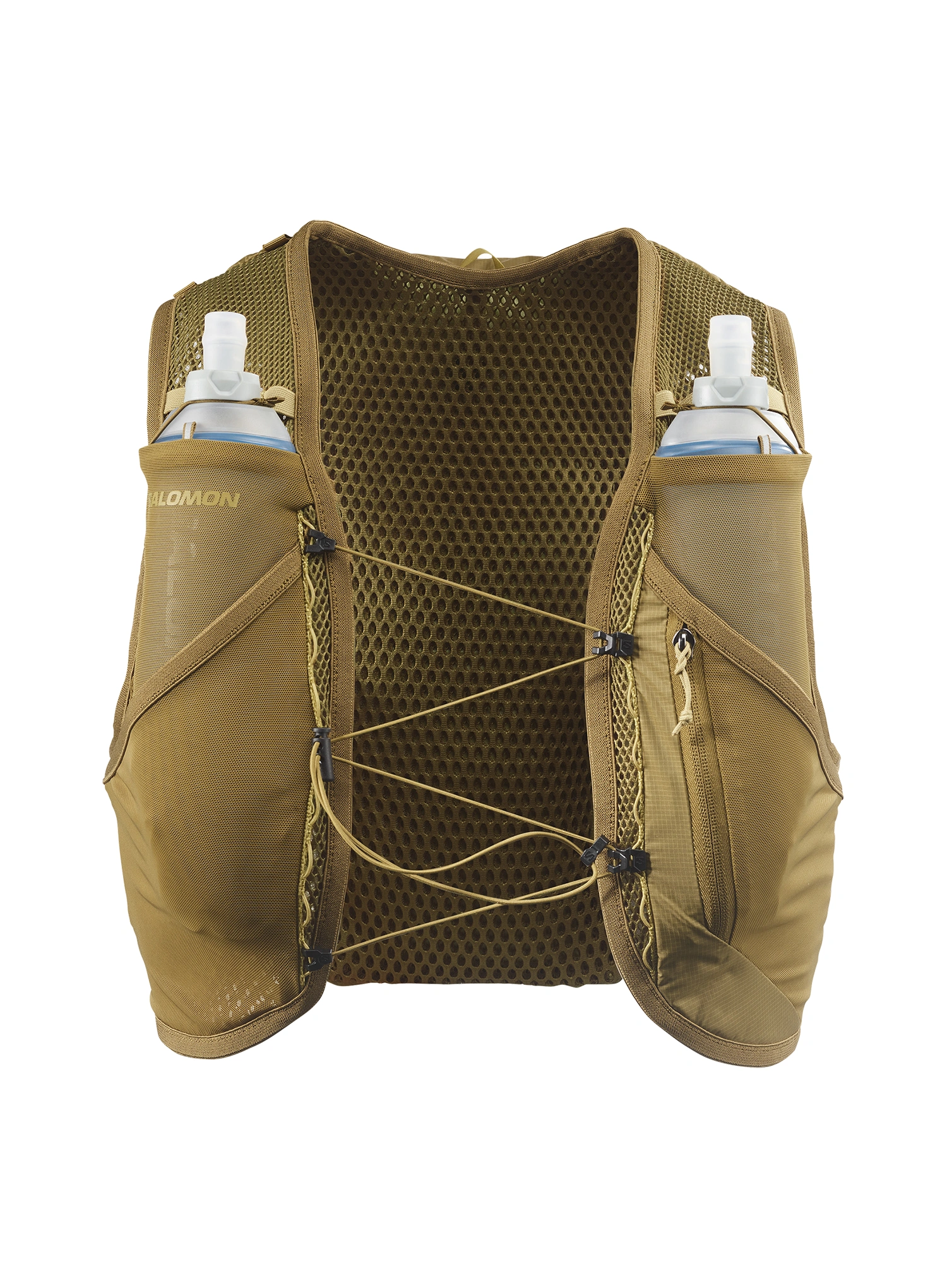 Prsluk za trčanje Salomon Active Skin 8 Set - brilliant olive/willow