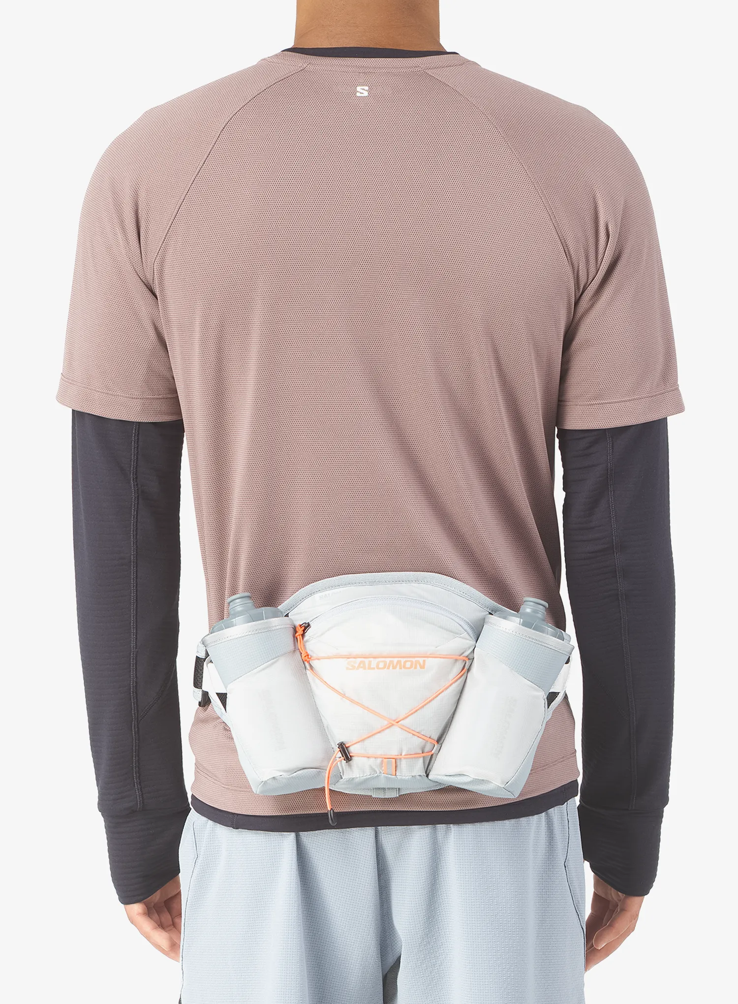 Pojas za trčanje Salomon Cross Belt 2 Bottles - gray violet/quarry