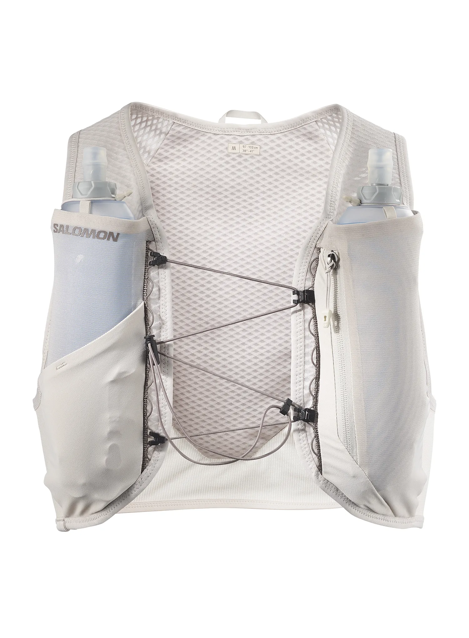 Prsluk za trčanje Salomon Active Skin 4 Grvl Set - silver cloud/iron