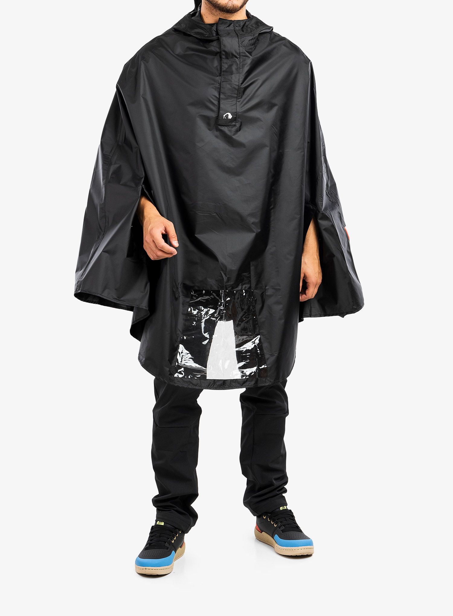Kišni ogrtač Tatonka Bike Poncho - black