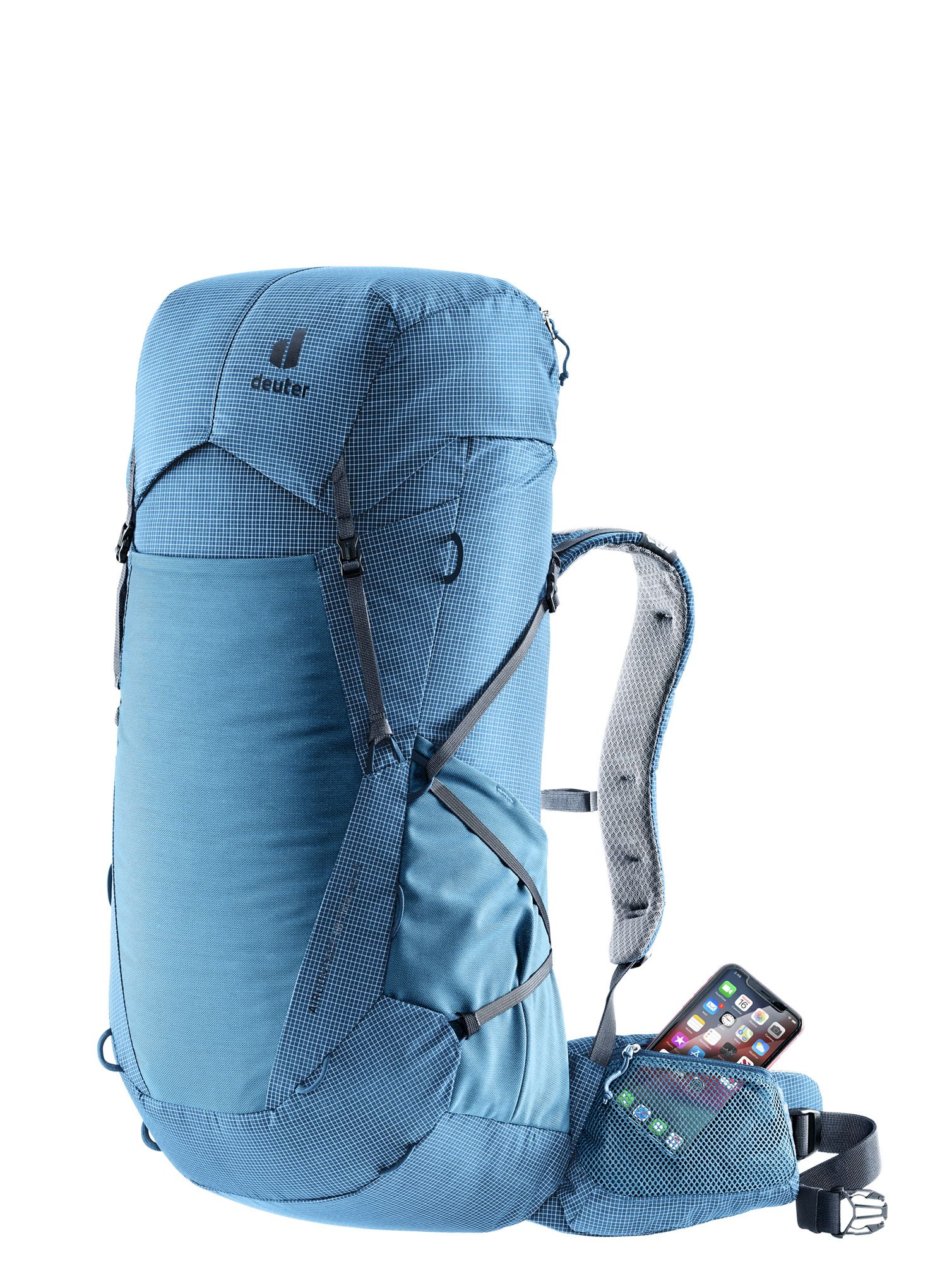 Trekking ruksak Deuter Aircontact Ultra 40+5 - wave/ink