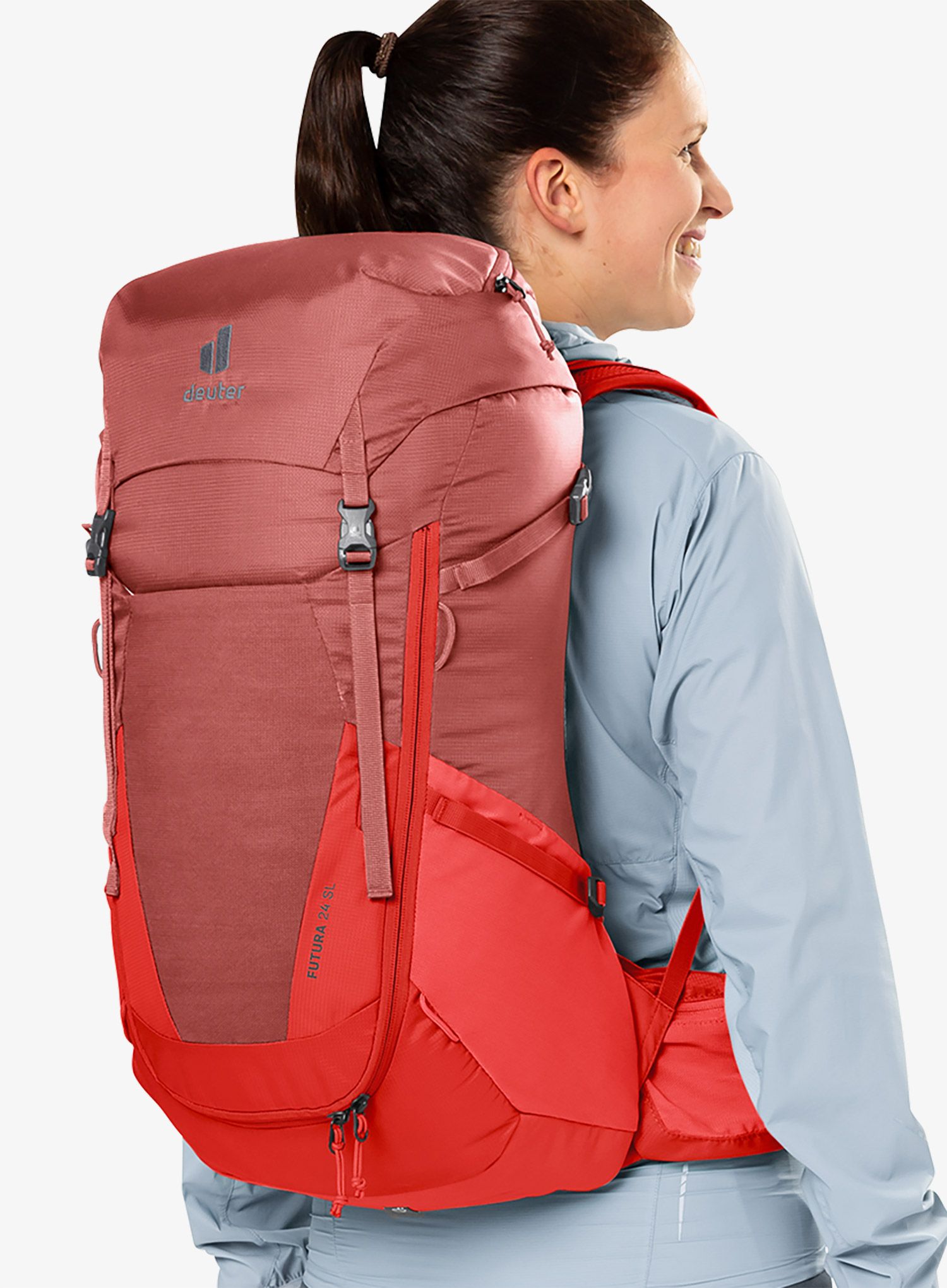 Ženski ruksak Deuter Futura 24 SL - caspia/currant
