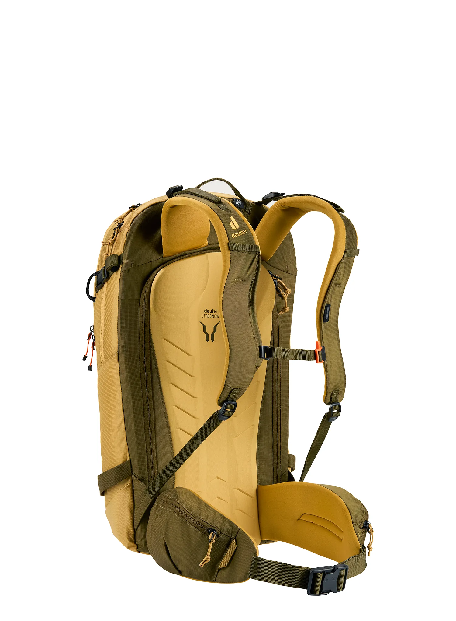 Ruksak za turno skijanje Deuter Freerider 24 - savanna/nori