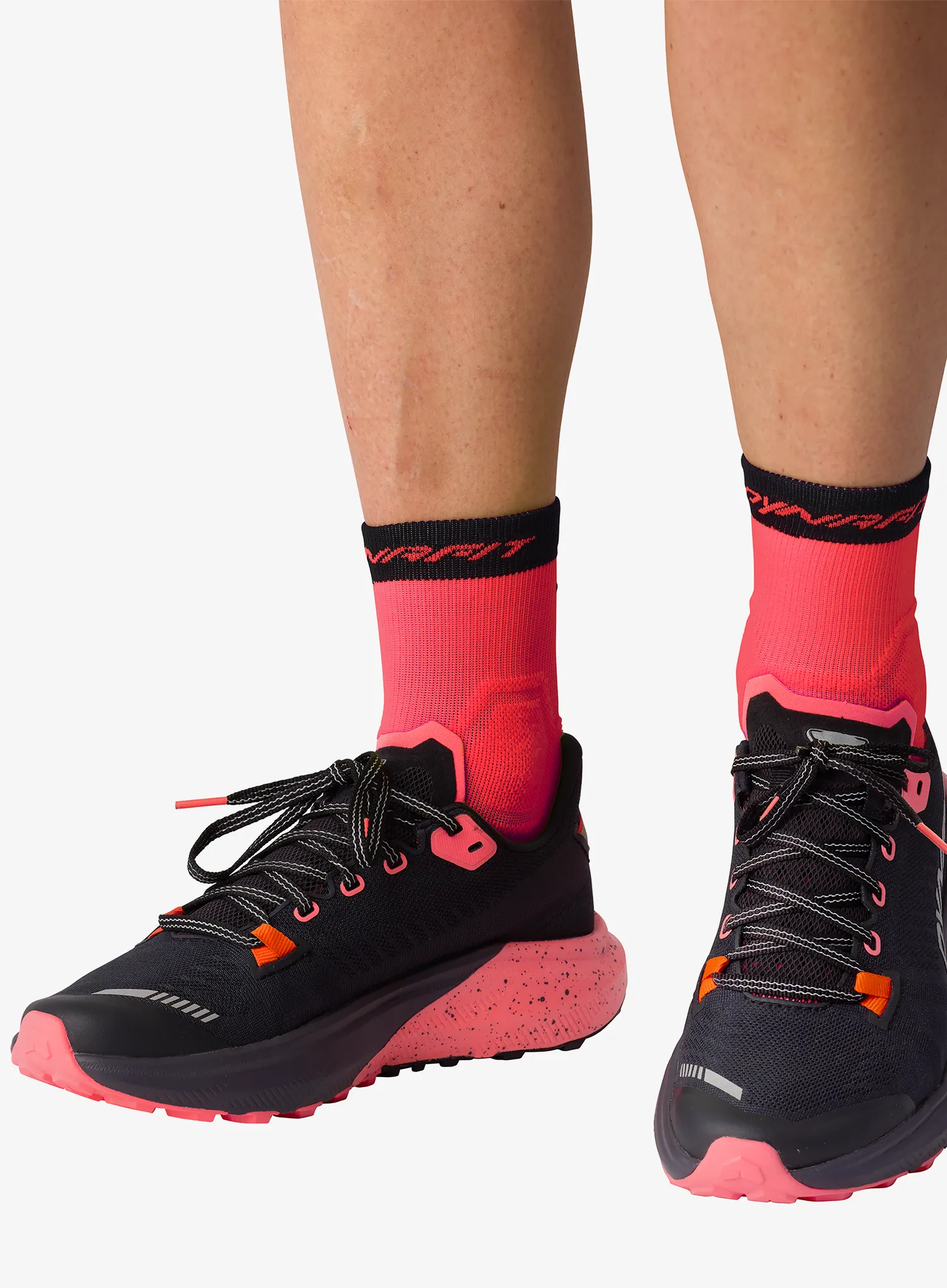 Čarape za trčanje Dynafit Alpine Short Socks - fluo coral