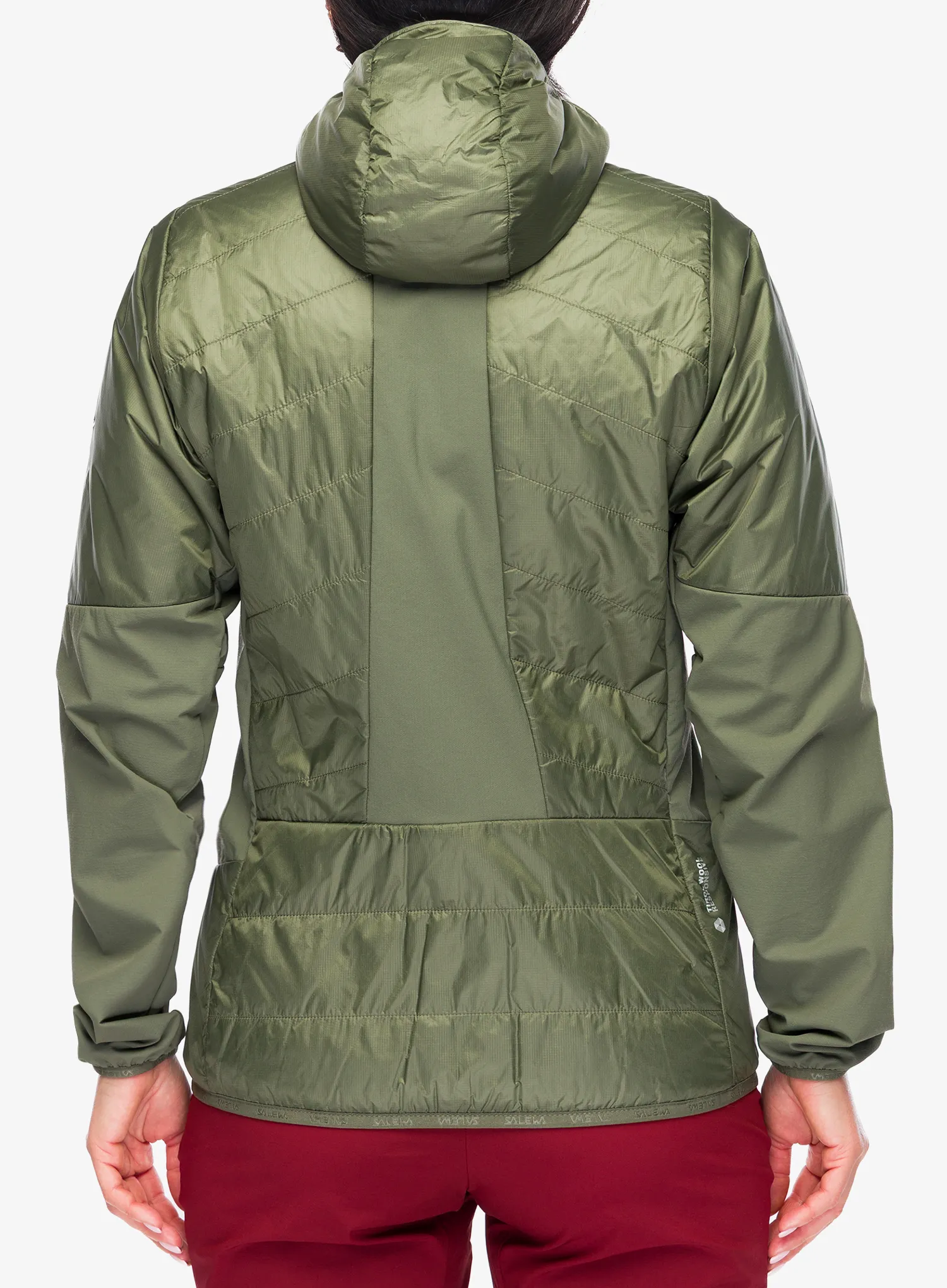 Ženska hibridna jakna Salewa Ortles Hyb TWR Jacket - faded green