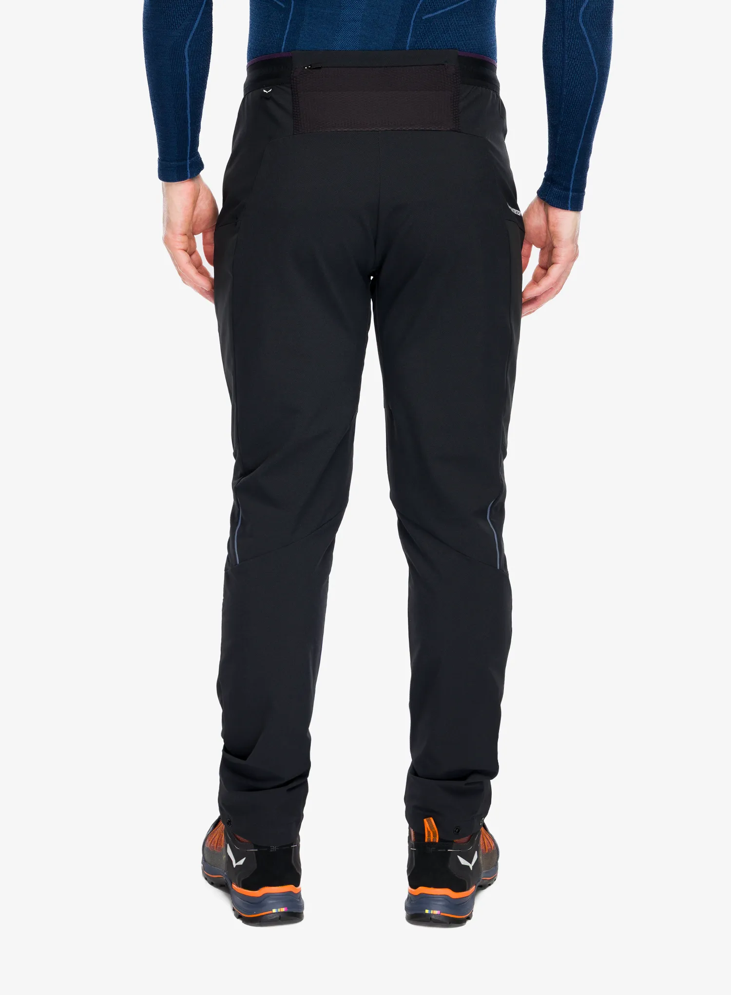 Planinarske hlače Salewa Pedroc Sw Dst Wind Pant - black out