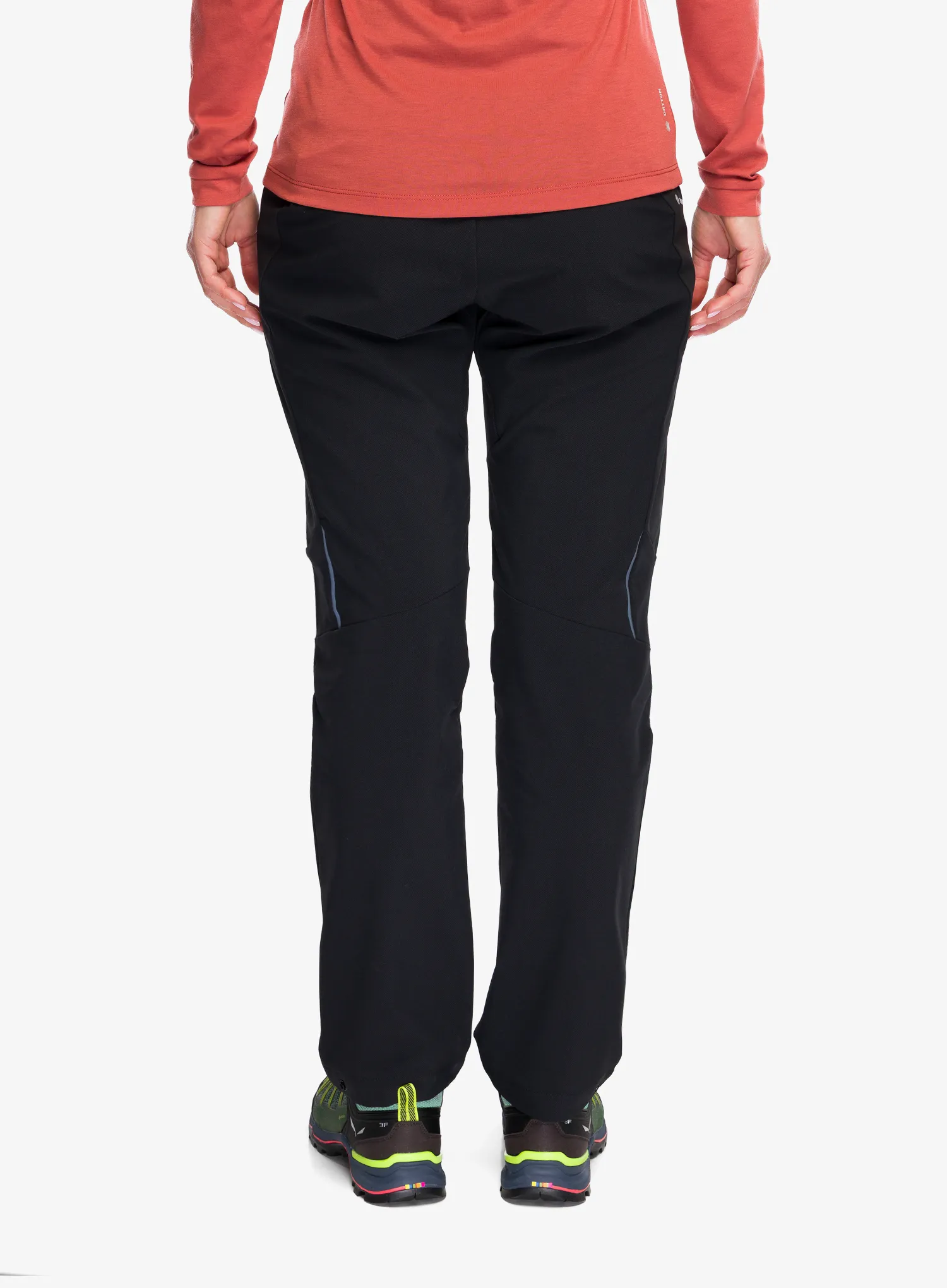 Ženske softshell hlače Salewa Pedroc Sw Dst Wind Pant - black out
