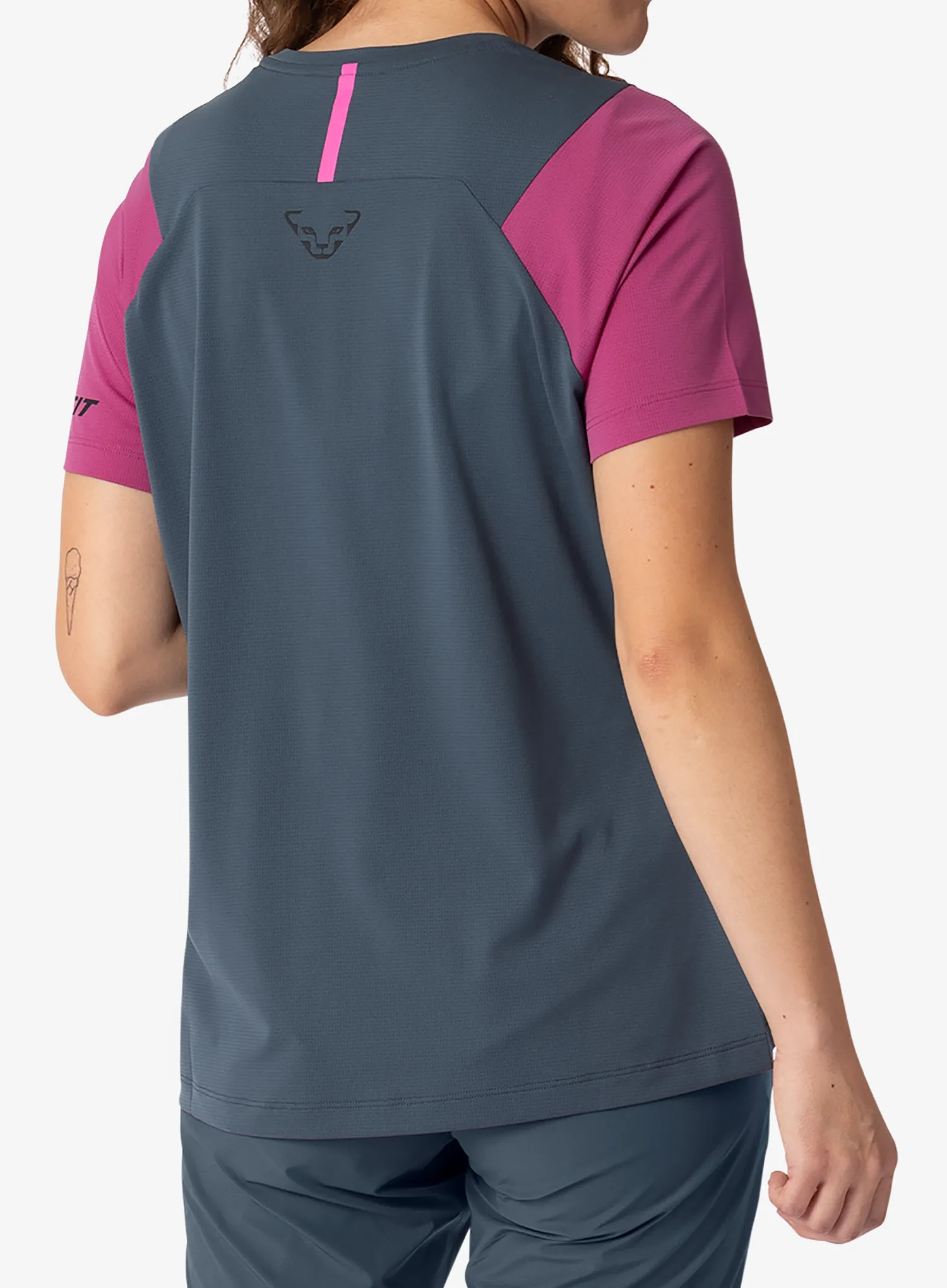 Ženska majica za trčanje Dynafit Transalper S/S Tee - magenta