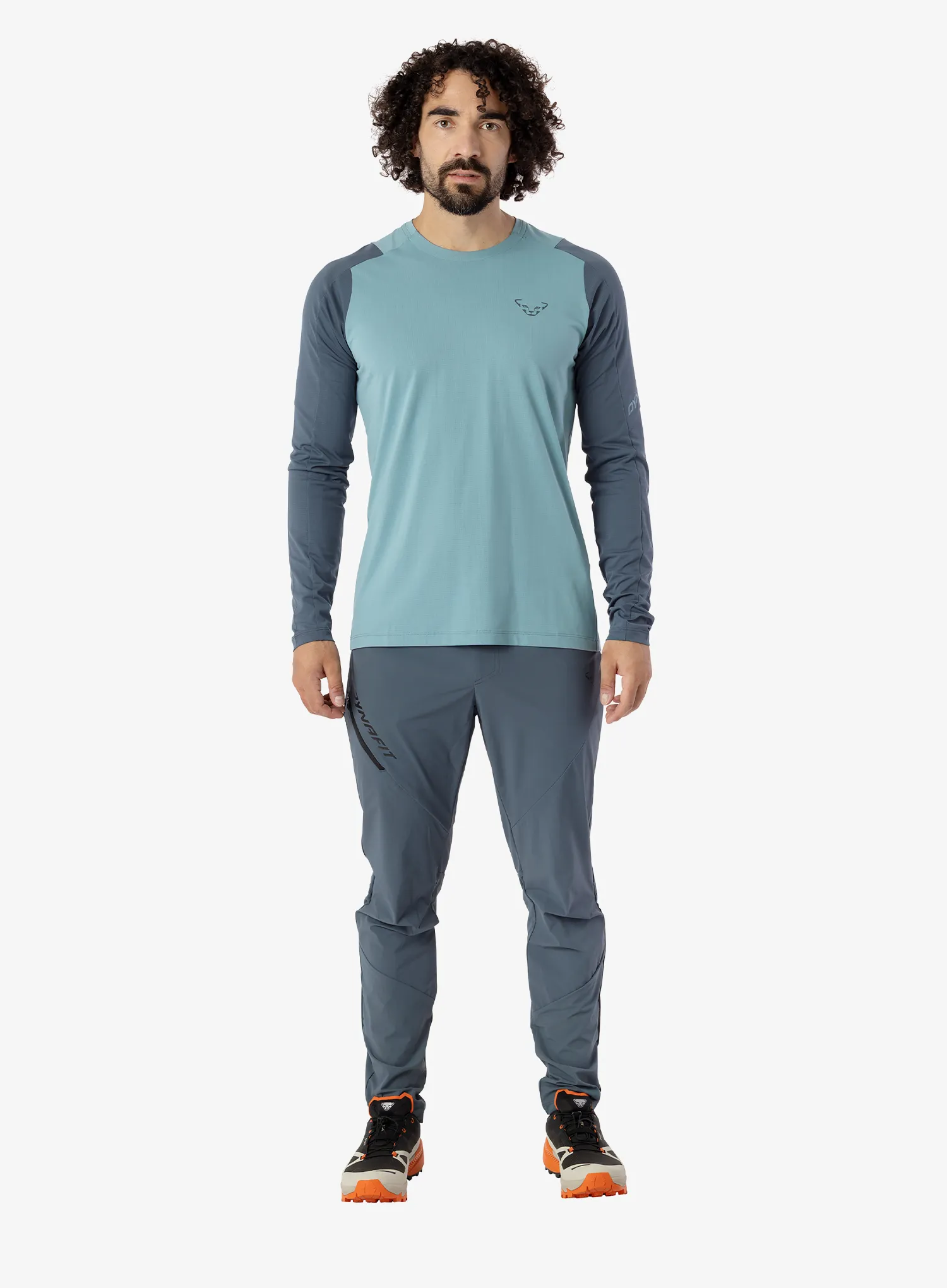 Majica dugih rukava Dynafit Transalper L/S Tee - smoke blue
