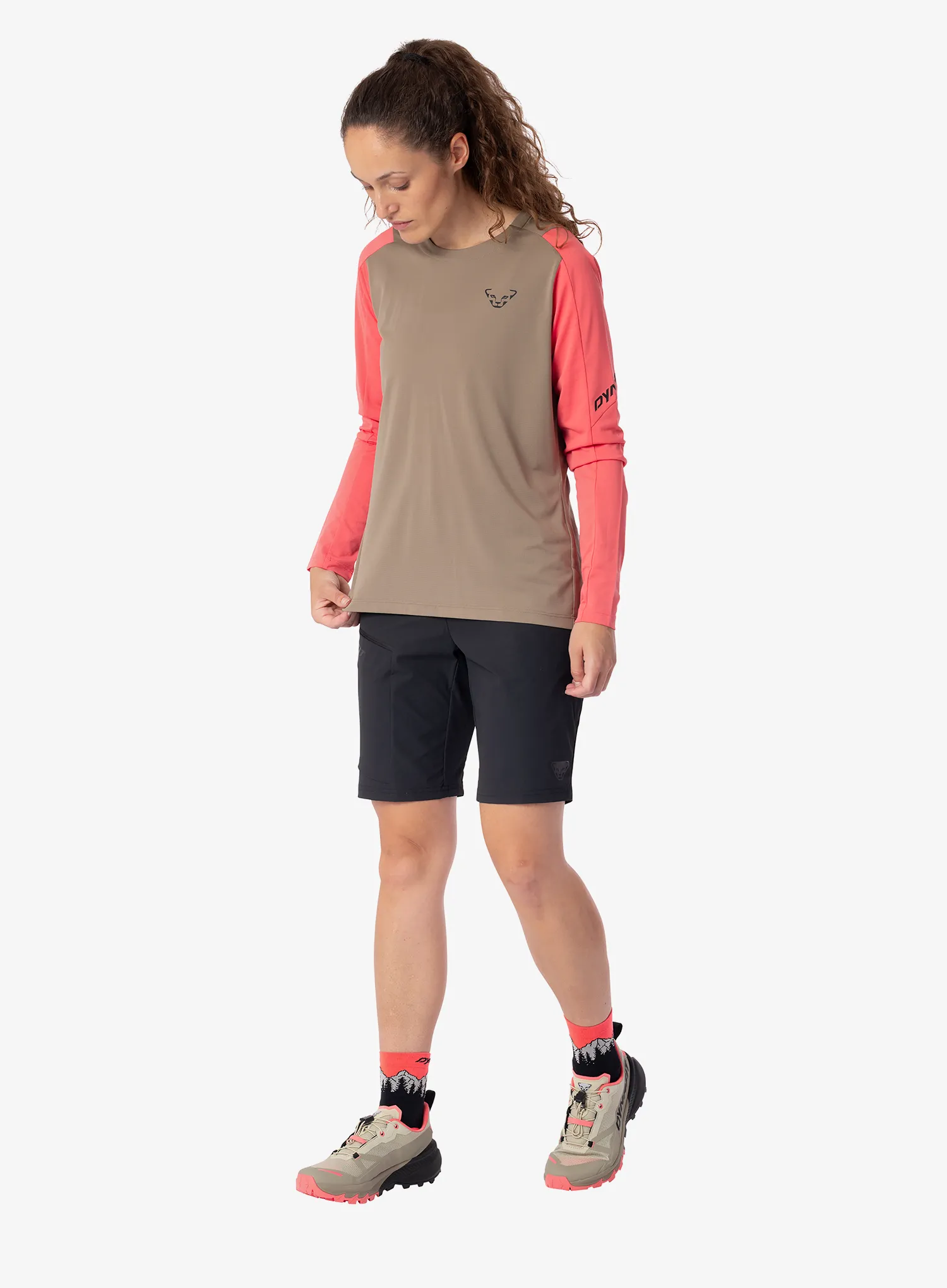 Ženski longsleeve Dynafit Transalper L/S Tee - rock fallen 