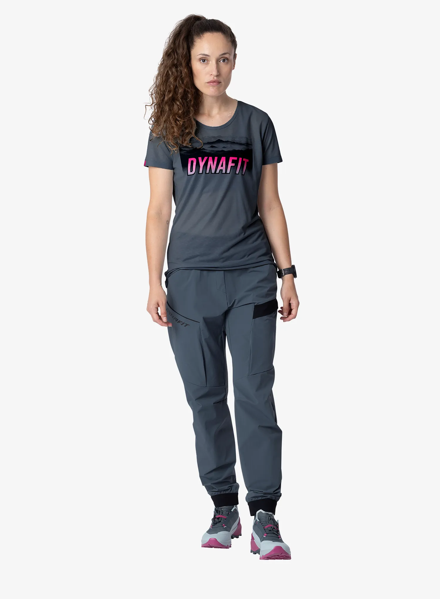 Ženske planinarske hlače Dynafit Transalper Cargo Pants - cinder/cinder