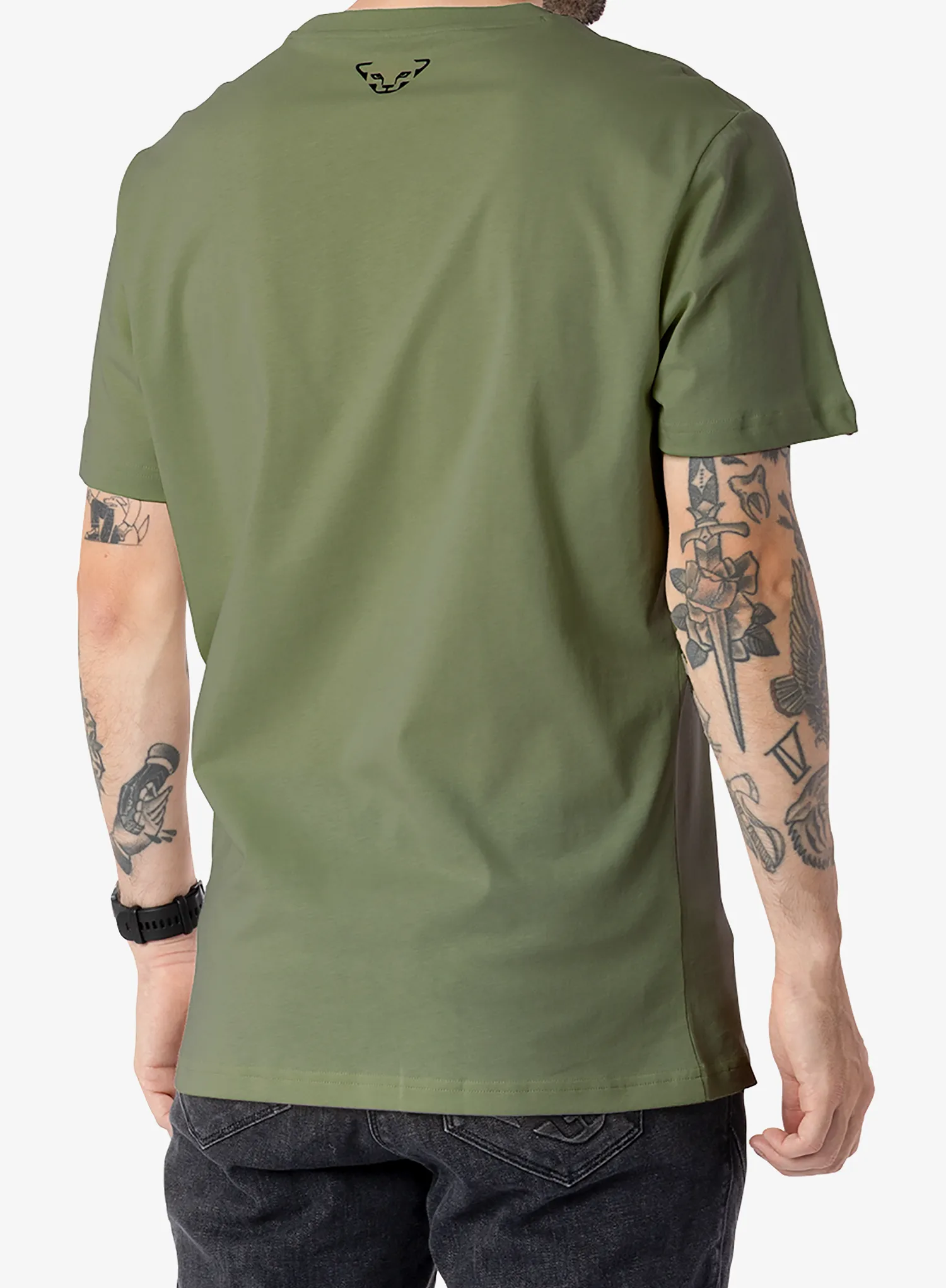 Pamučna majica Dynafit Graphic Cotton S/S Tee - military green/runners