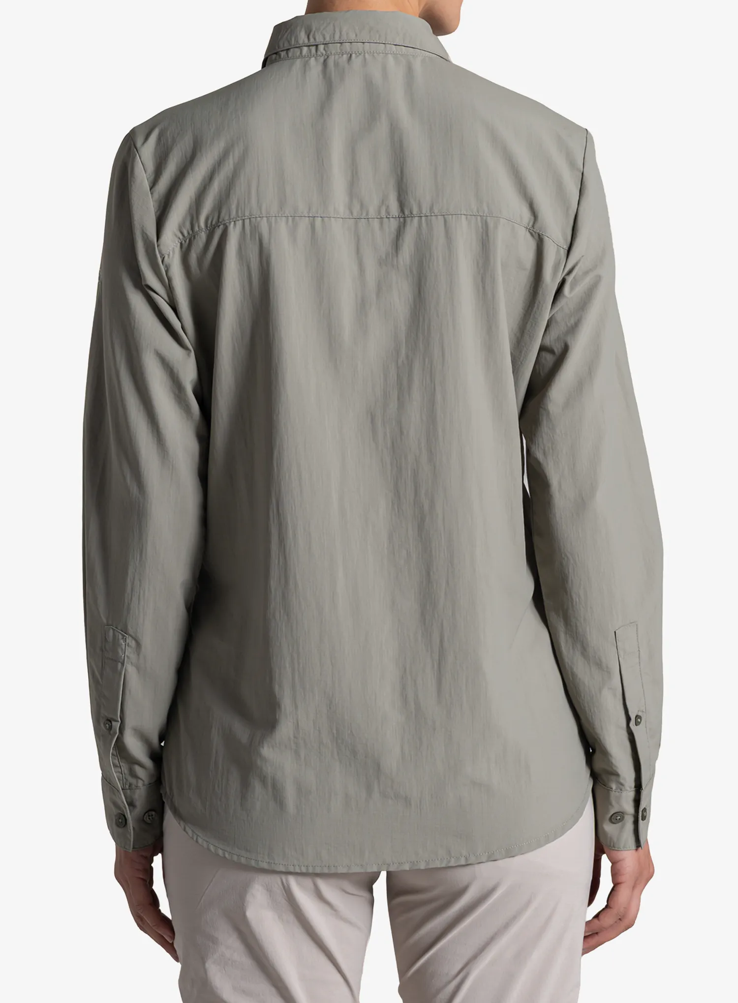 Ženska košulja protiv komaraca Craghoppers NosiLife Loukkos Long Sleeved Shirt - vert