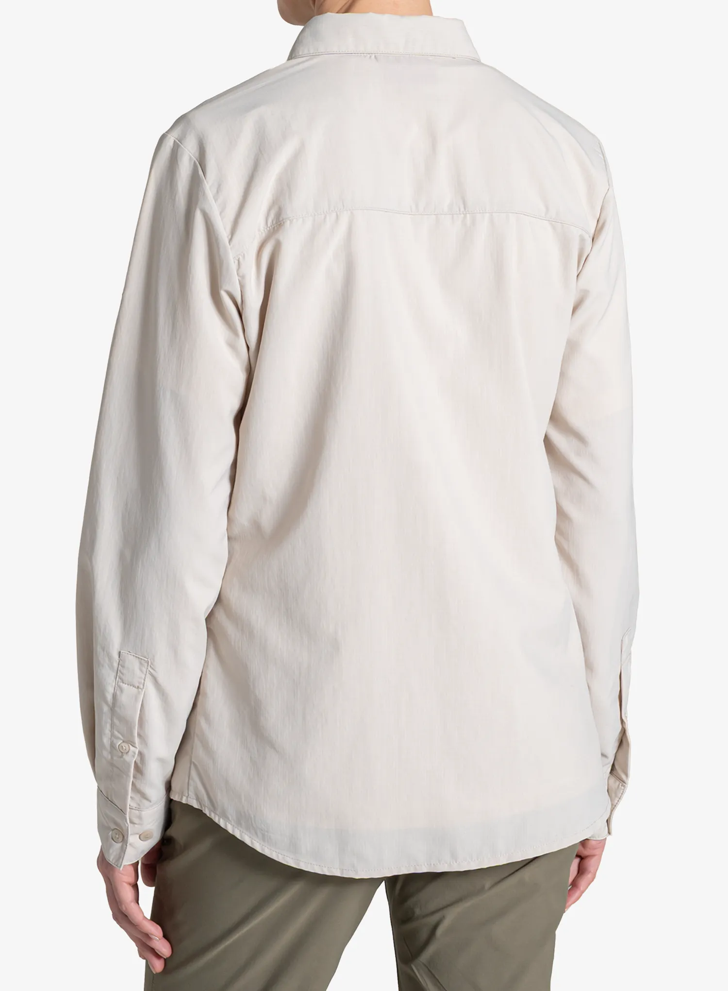 Ženska košulja protiv komaraca Craghoppers NosiLife Loukkos Long Sleeved Shirt - oyster