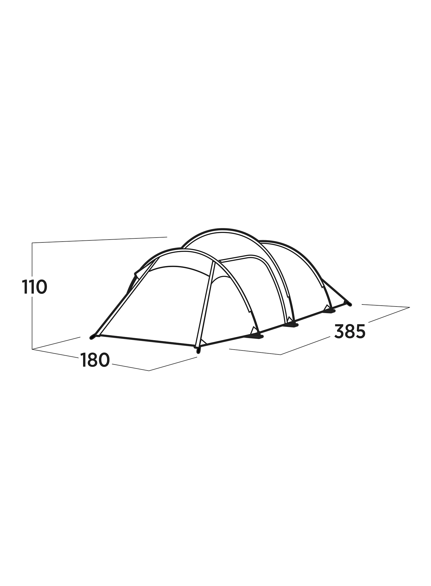 Šator za 3 osobe Easy Camp Pasvik 3