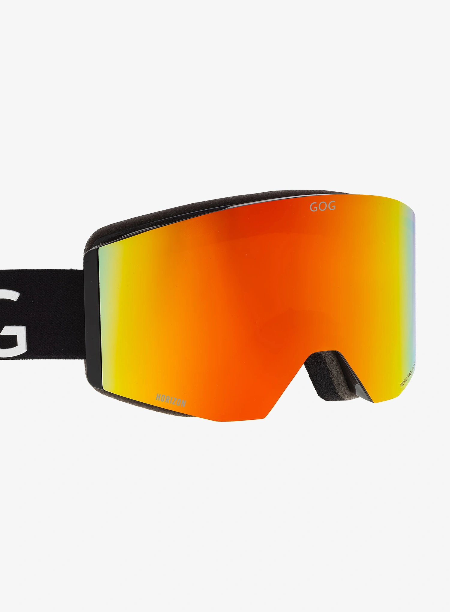 Skijaške naočale GOG Horizon - black/reflex red S2