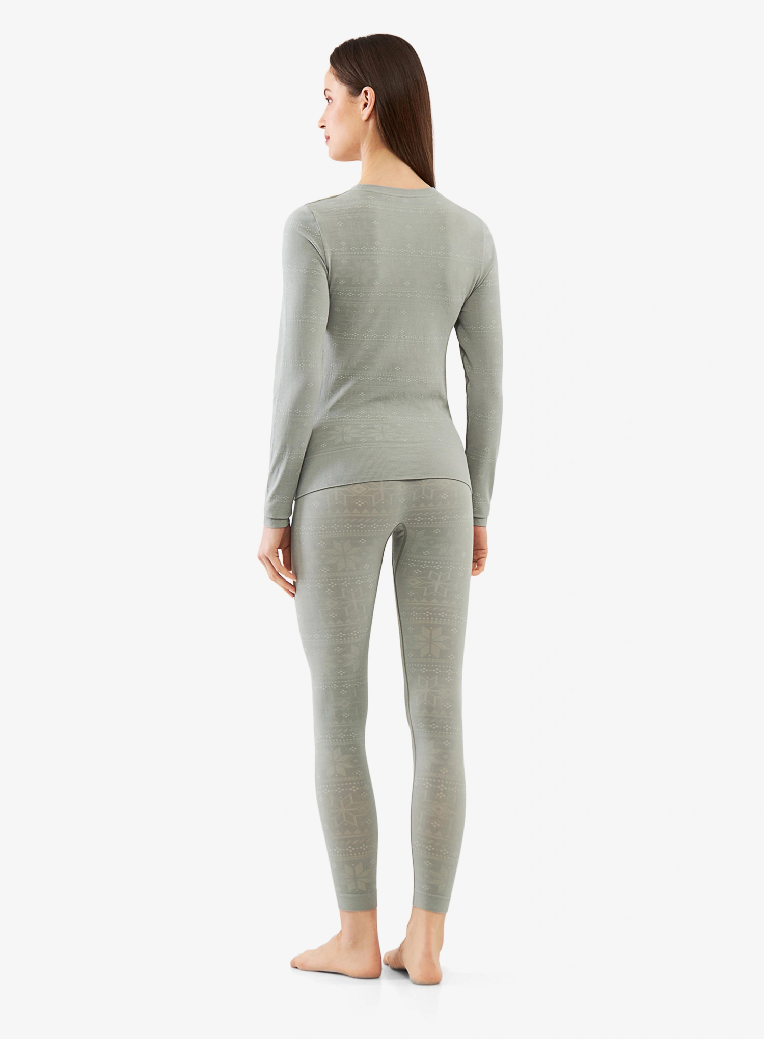 Žensko termo rublje Viking Base Layer Sigrid Set - light grey