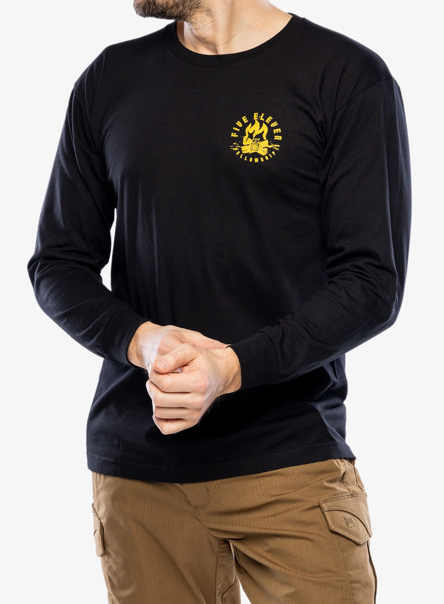 Majica dugih rukava 5.11 Fellowship L/S Tee - black