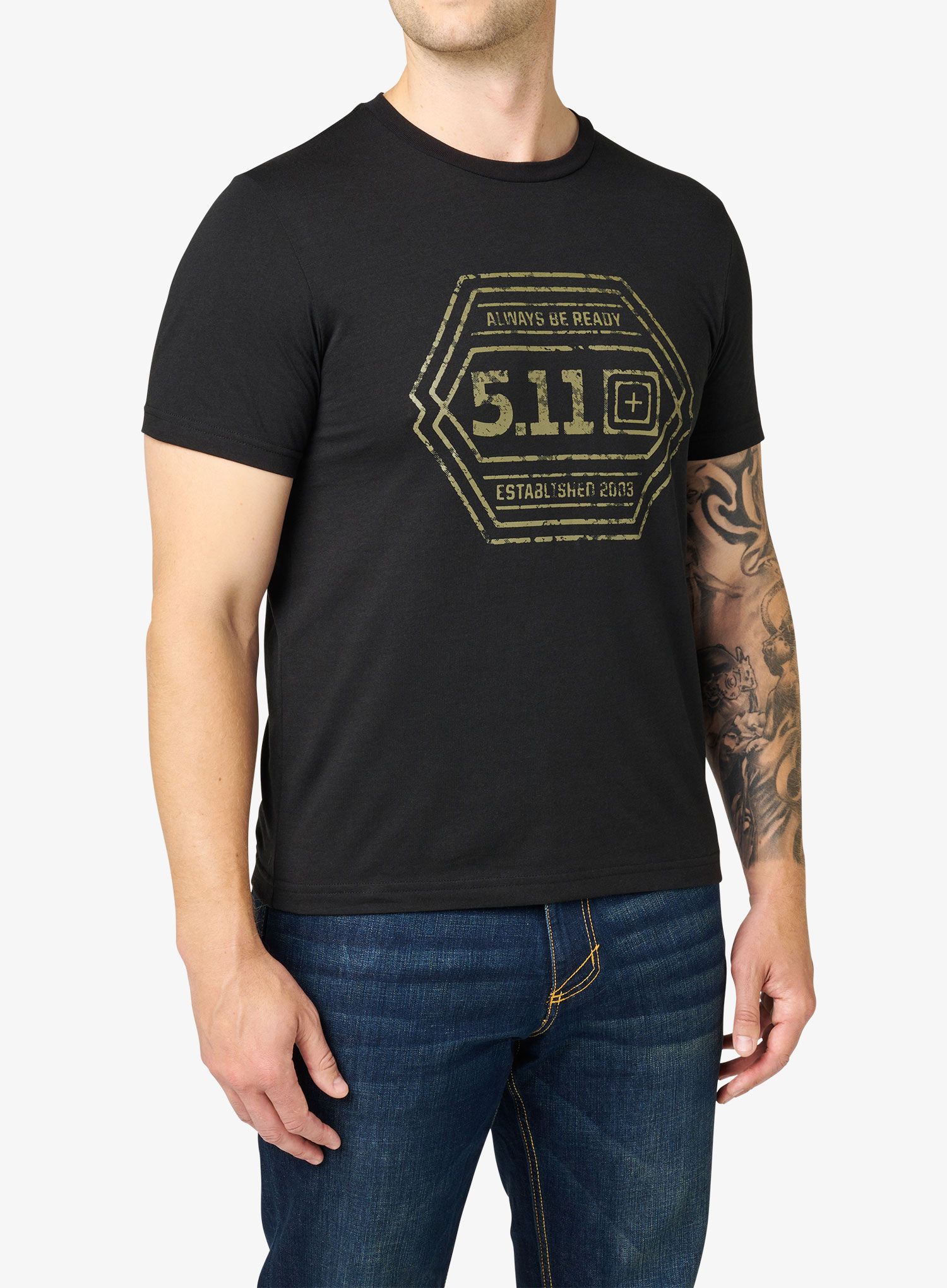 Majica 5.11 Intricate Emblem S/S Tee - black