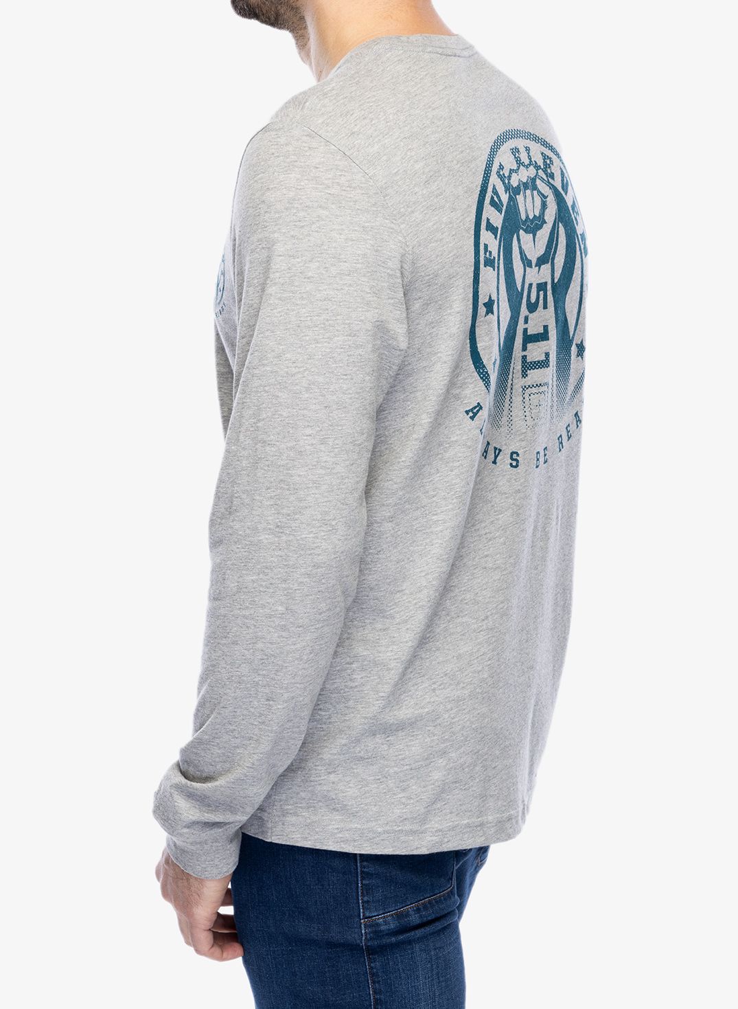 Dukserica 5.11 PT-R Kettle Power L/S - heather grey