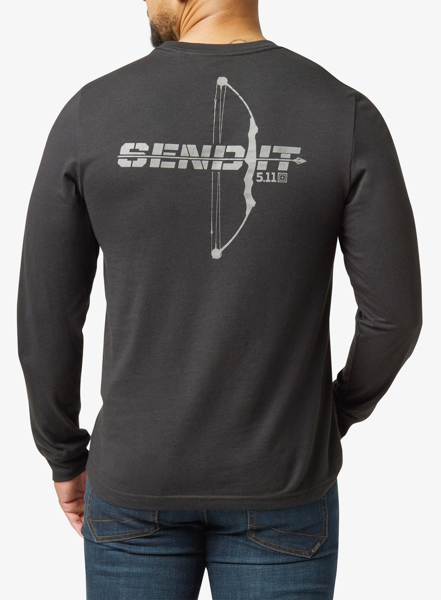Majica dugih rukava 5.11 Send It Bow L/S Tee - black
