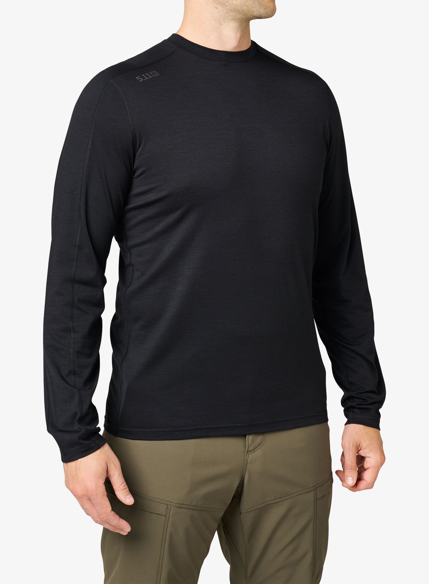 Majica dugih rukava 5.11 Sulli UV Merino Crew L/S - black